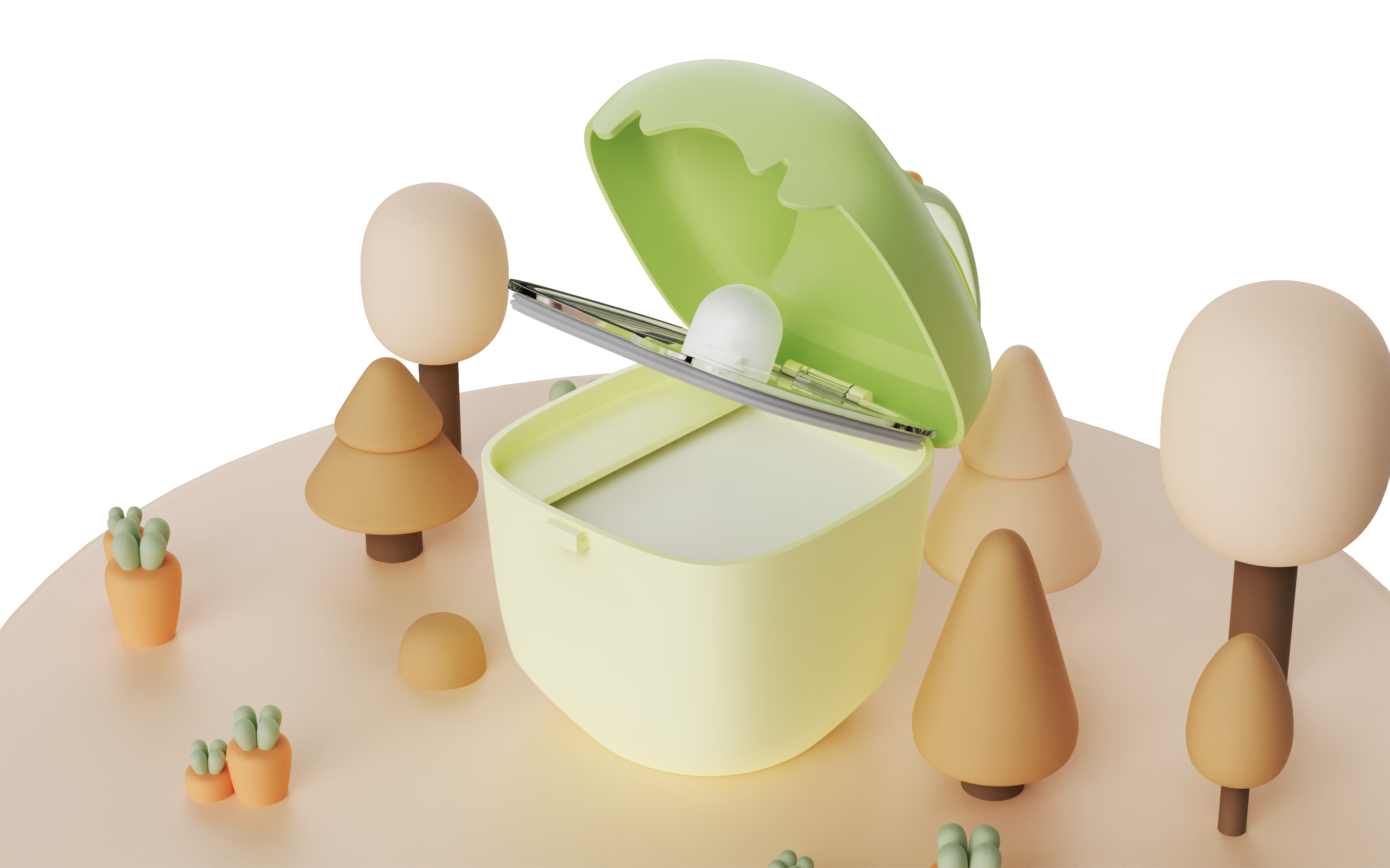 baby，Milk powder box，Portable，Cartoon，Macaroon，