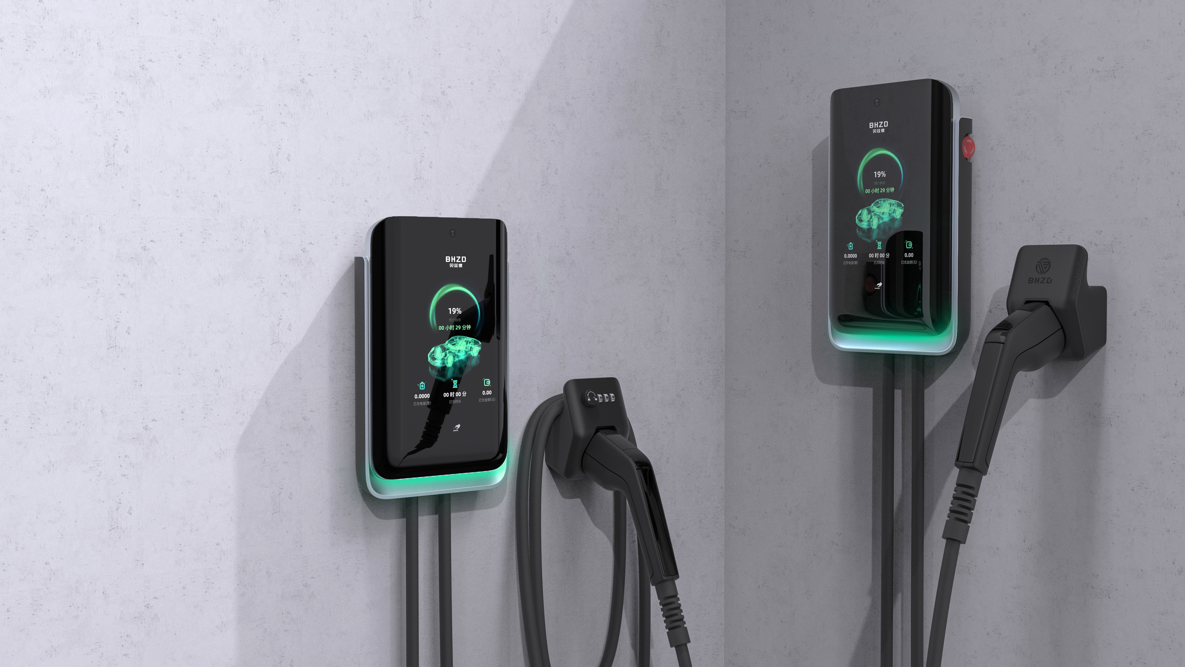 Charging pile，Appearance design，Structural design，new energy，