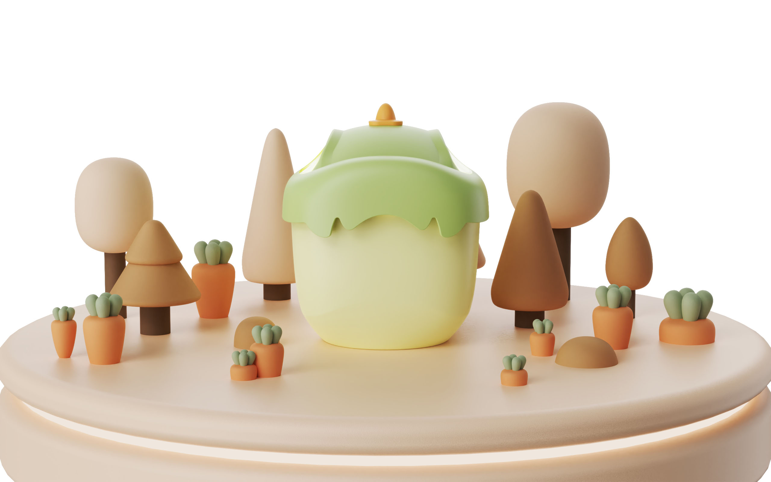 baby，Milk powder box，Portable，Cartoon，Macaroon，