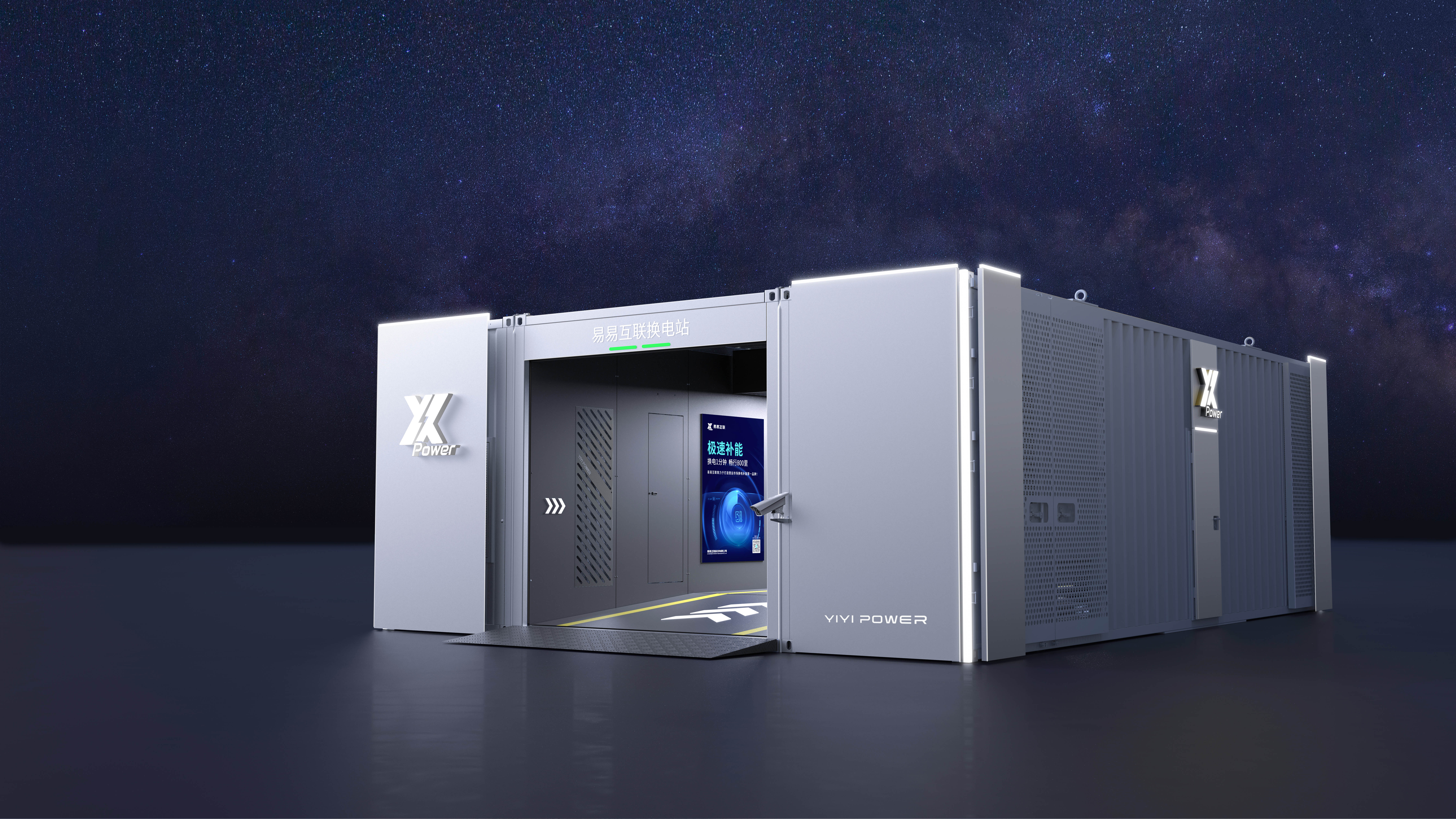 new energy，Change power station，