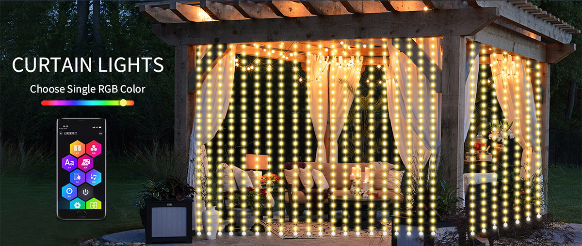 Lamp string，DIY styling，Bluetooth，