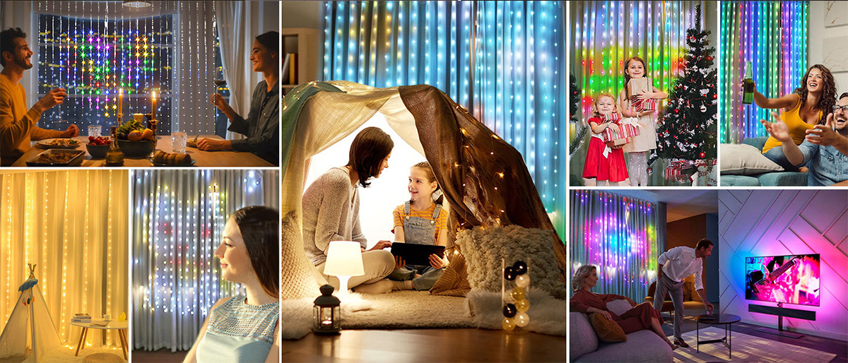 Lamp string，DIY styling，Bluetooth，