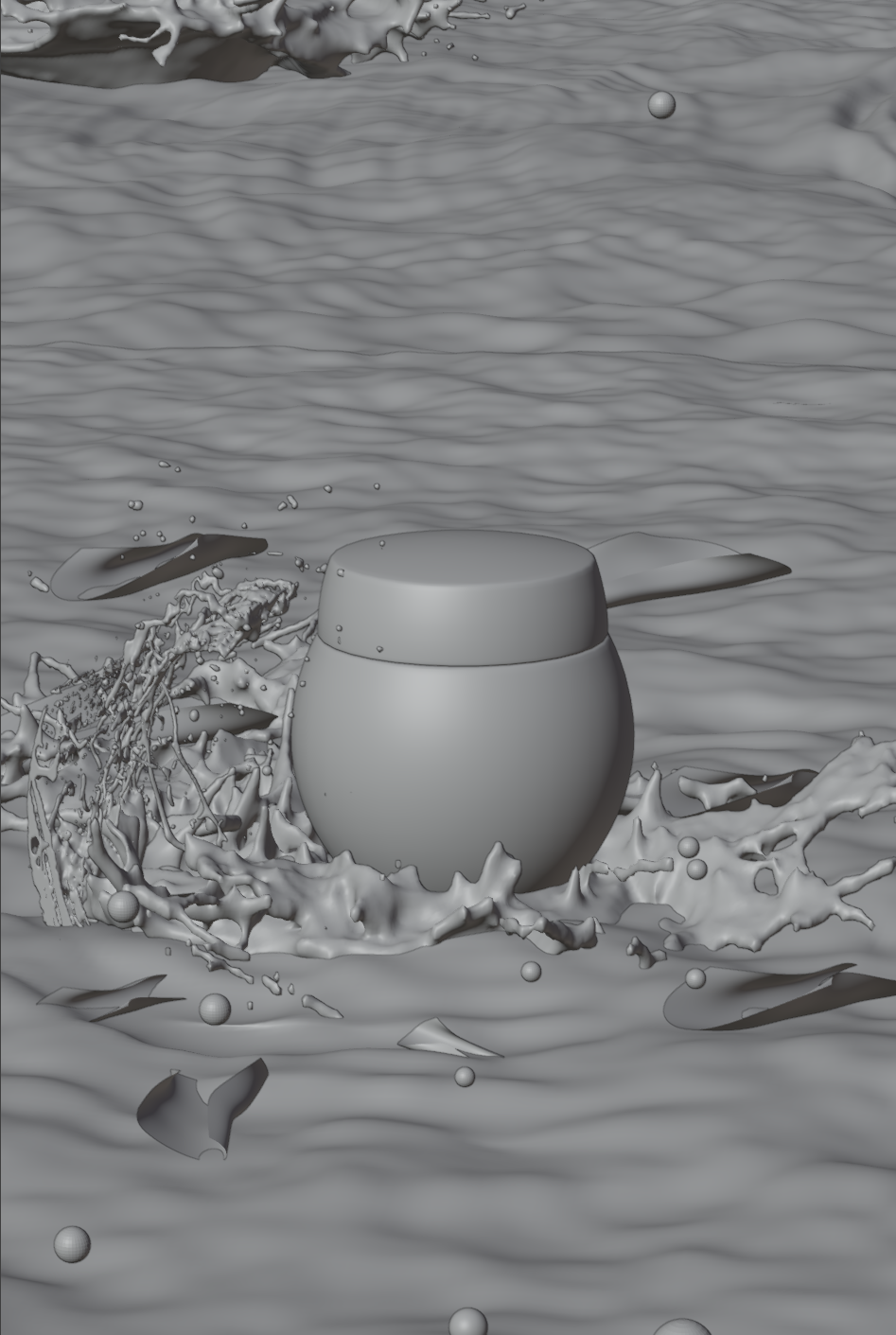 Makeup. Liquid. The scene. Exercise，