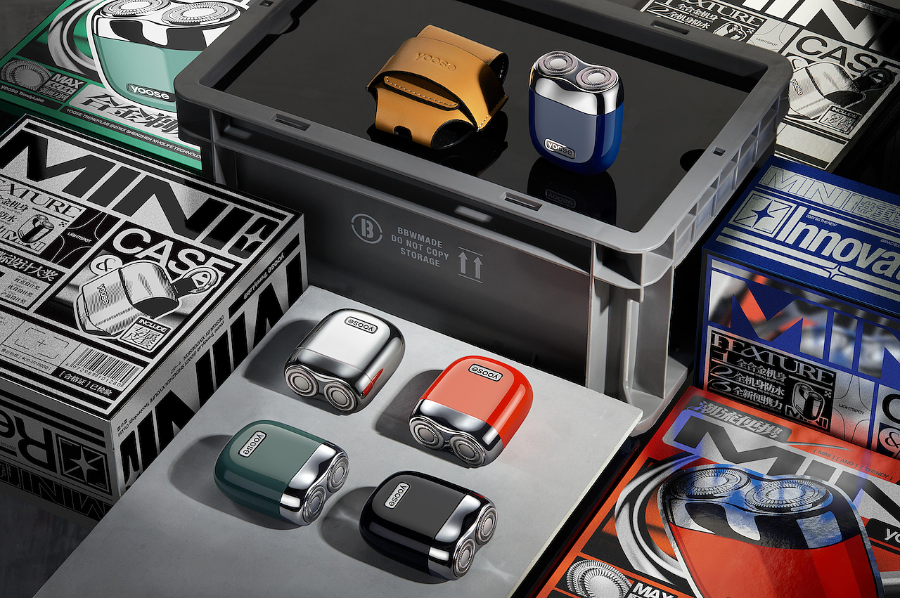 Milan Design Week ，product design，Brand design，packing design，Colored razor，