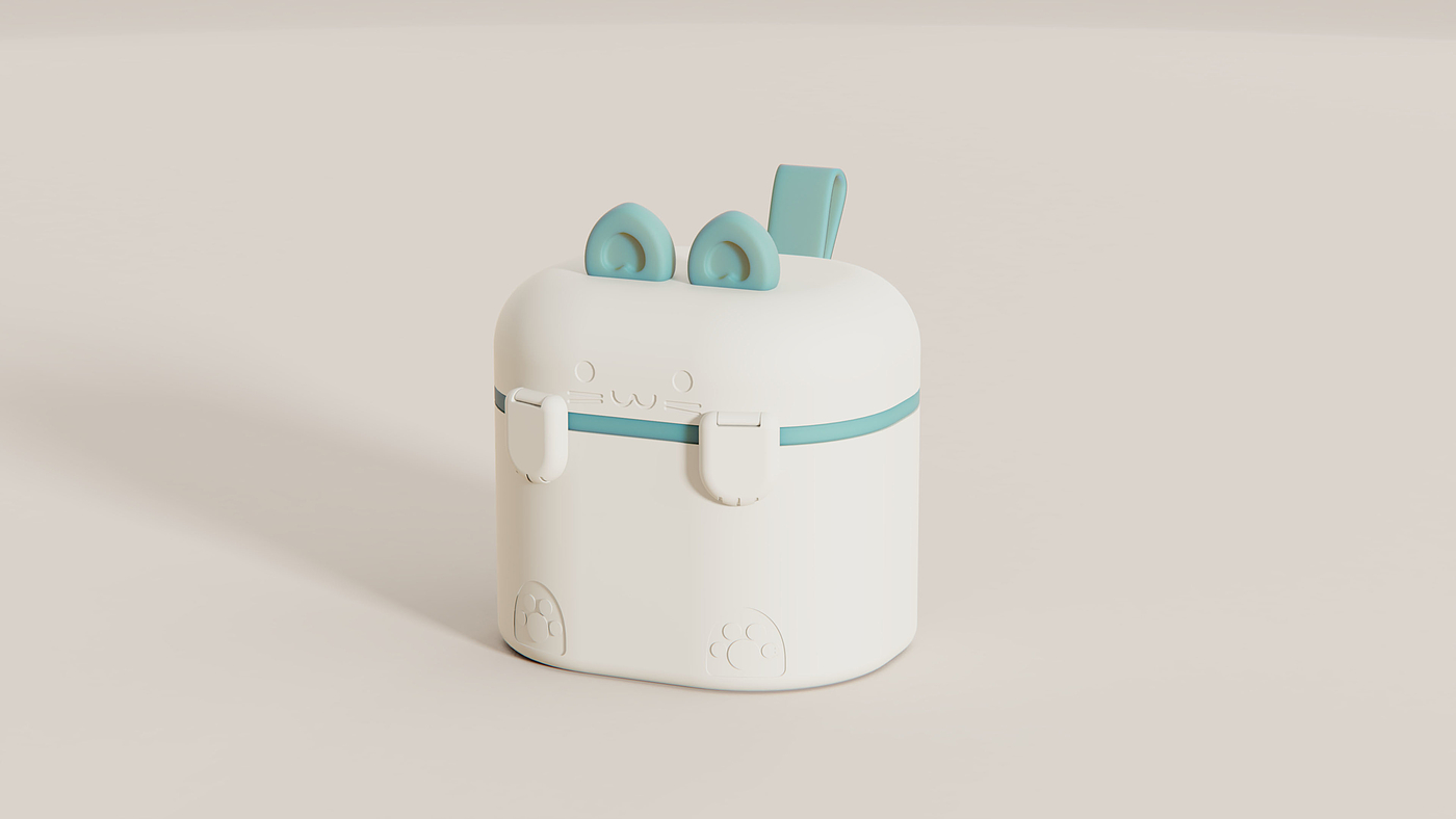 Milk powder box，baby，Portable，