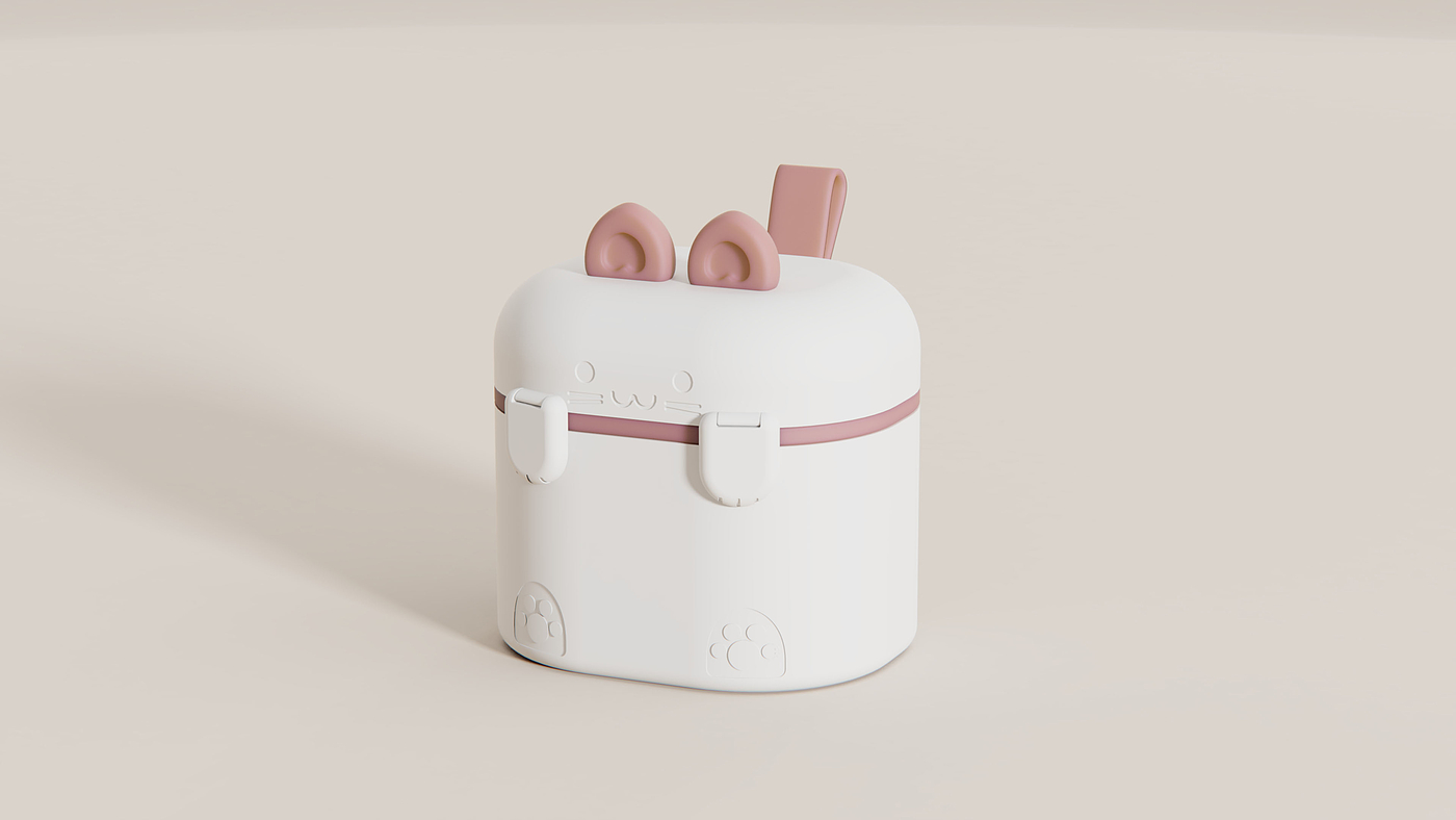 Milk powder box，baby，Portable，