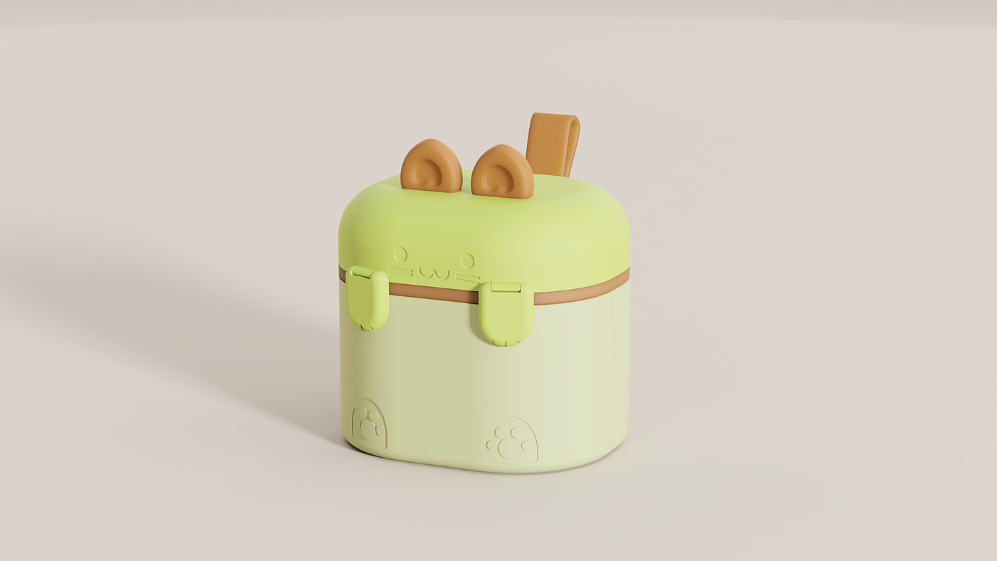 Milk powder box，baby，Portable，