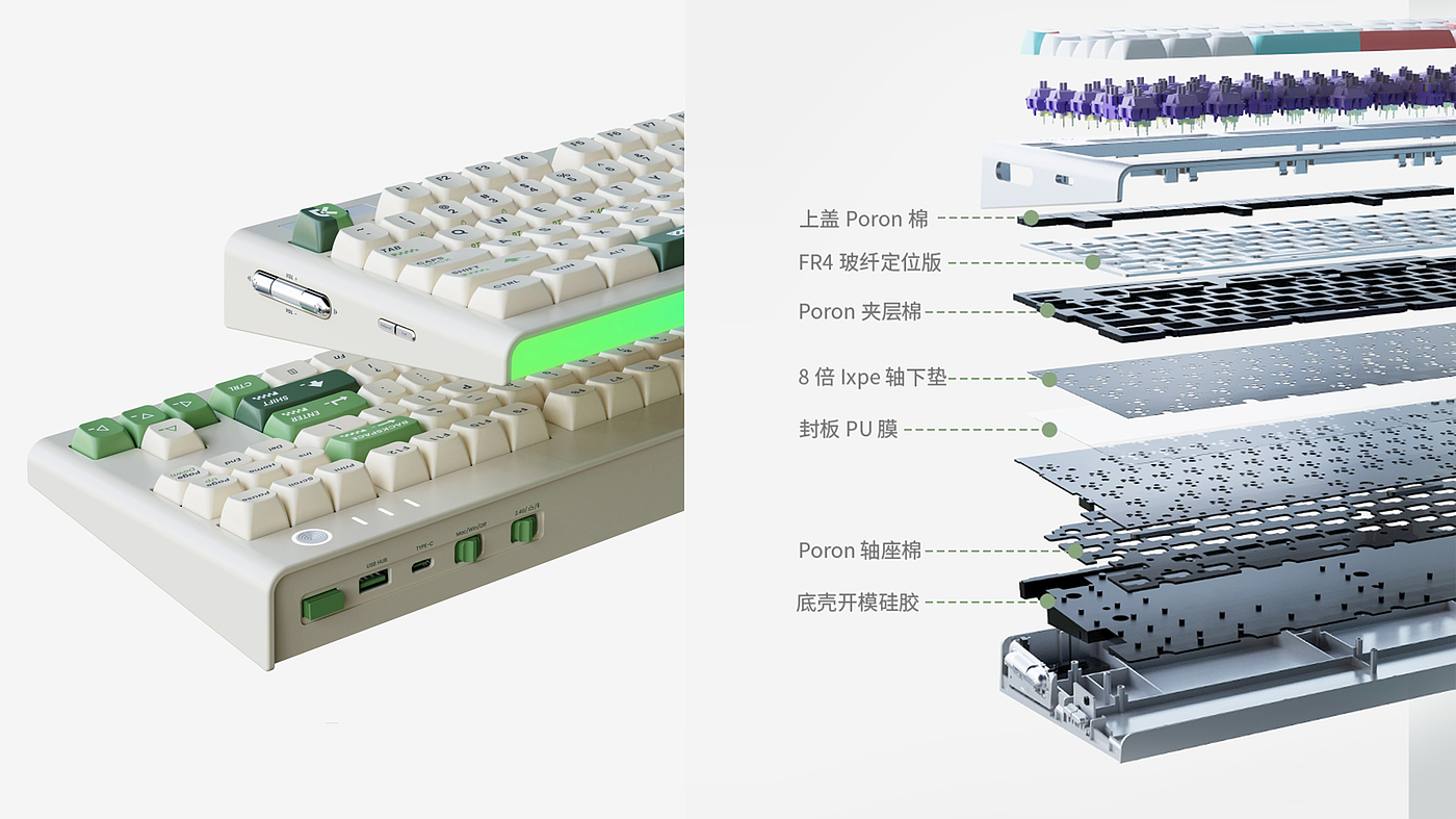 Mechanical keyboard，Customization，Electronics，product design，