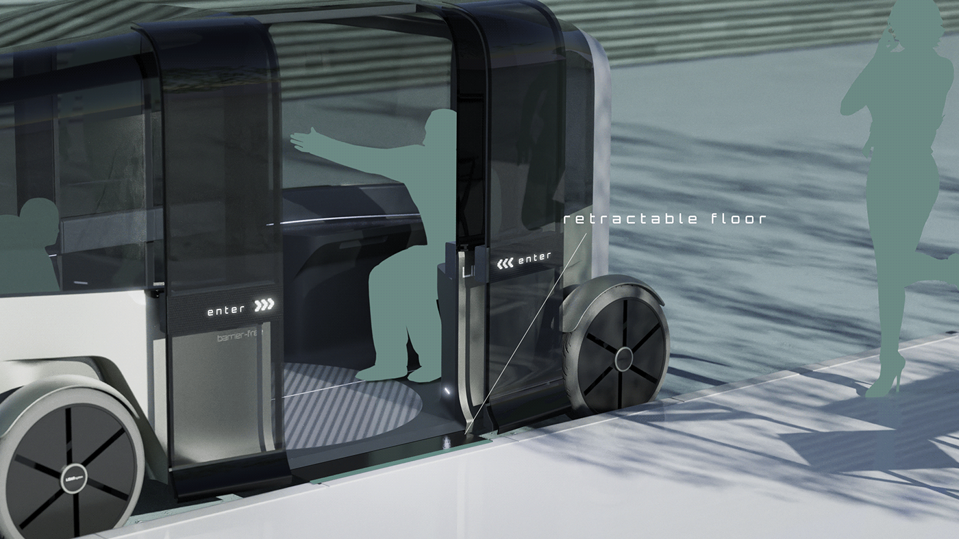 vehicle，Accessible vehicle，originality，Lift，