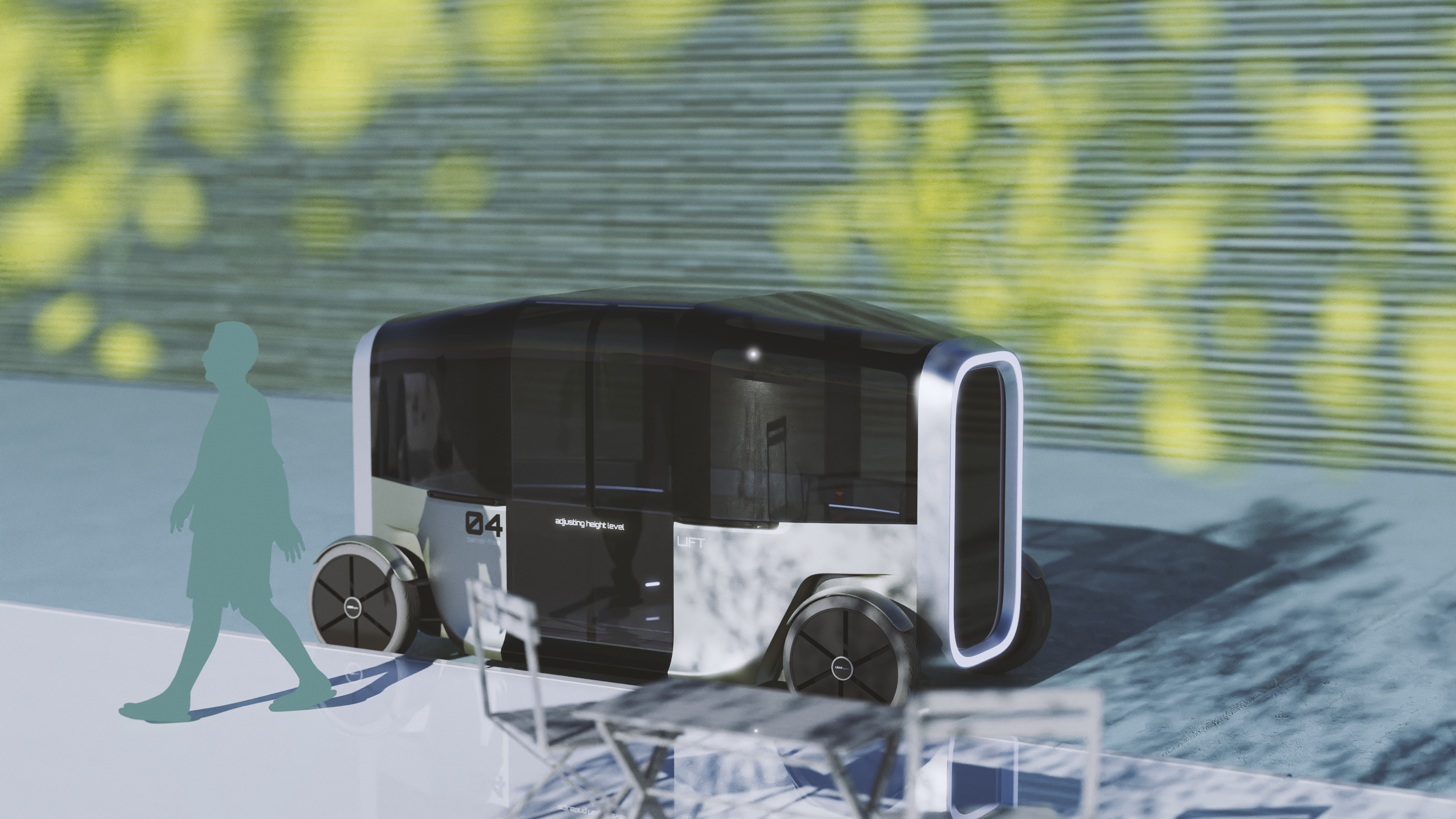 vehicle，Accessible vehicle，originality，Lift，