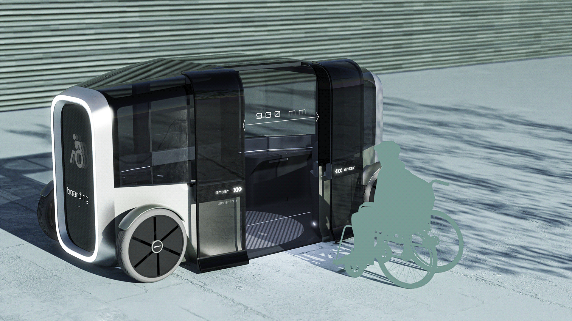 vehicle，Accessible vehicle，originality，Lift，