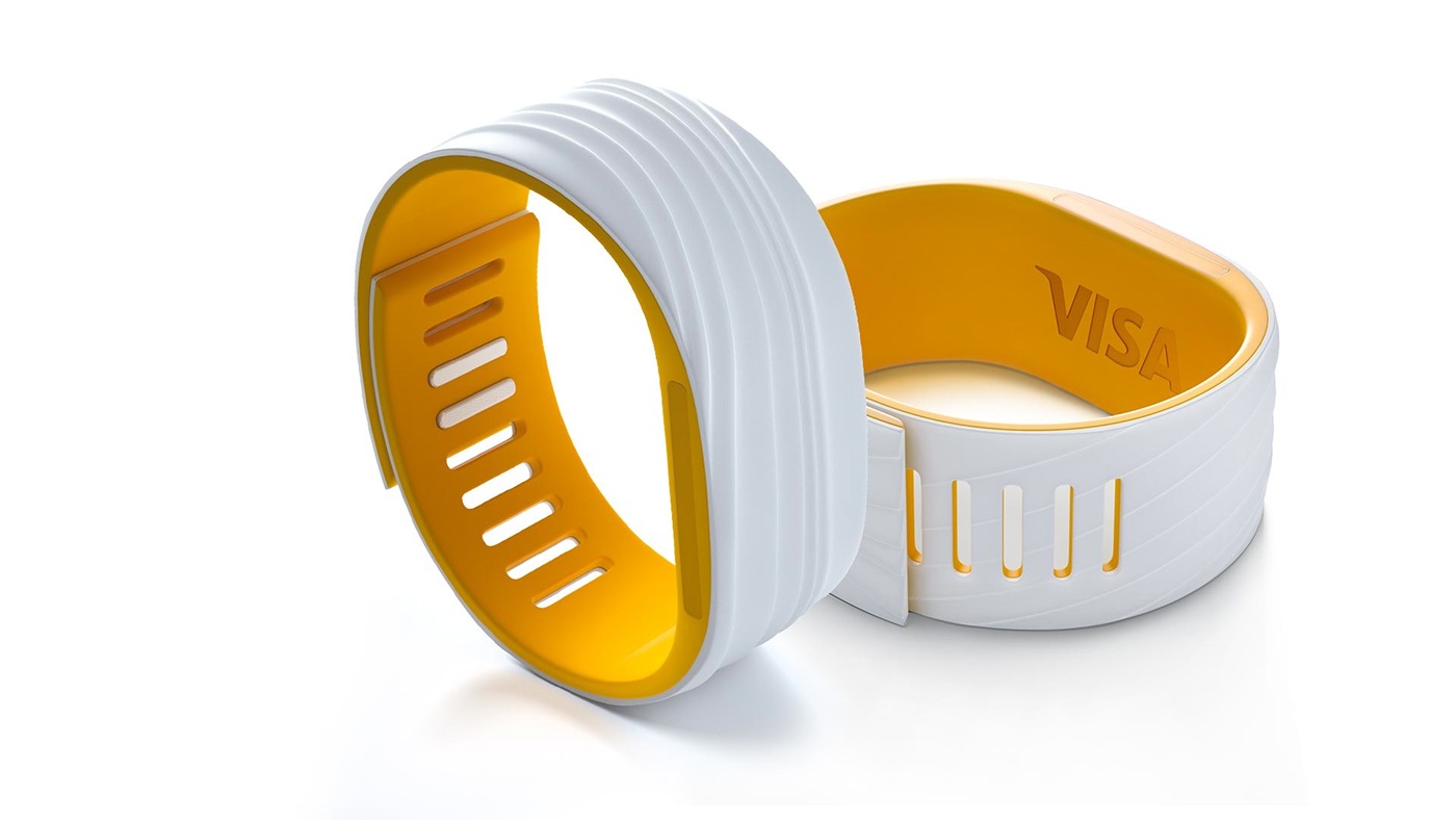VISA，banking business，nfc，Credit Card，Payment Bracelet，