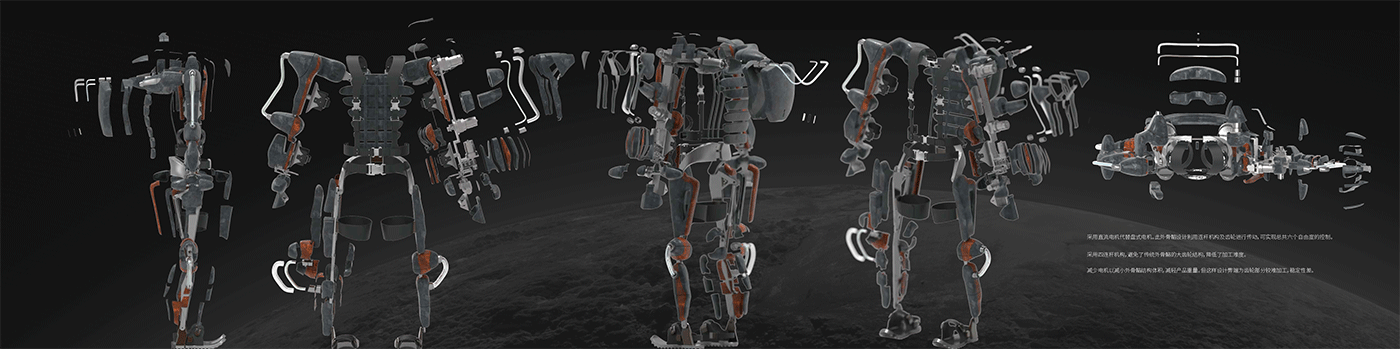 robot，Exoskeleton，Concept Car，industrial design，wearable devices ，Mechanics，myoelectric signal，job-hunting，