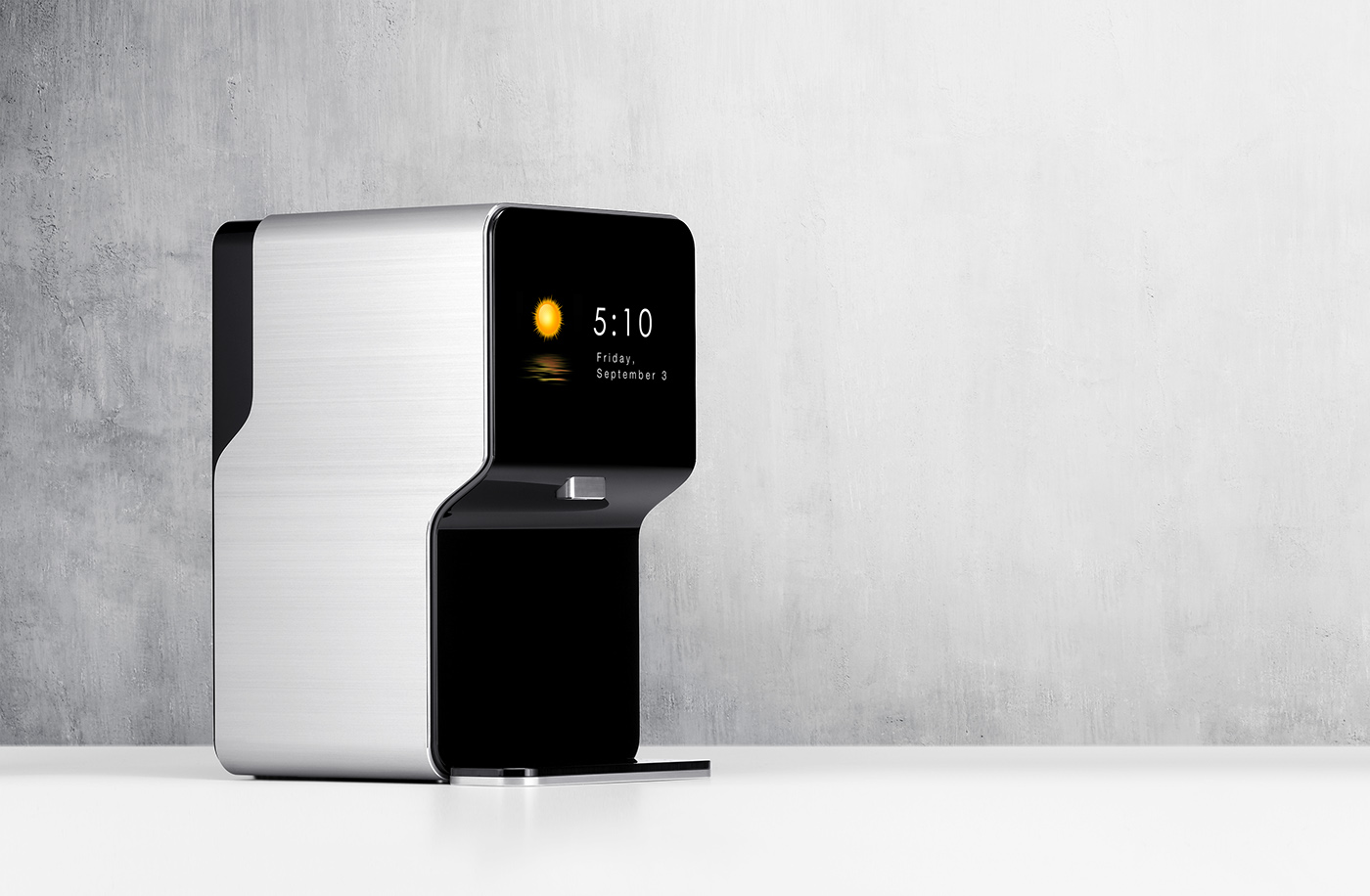 touch screen，Water dispenser，intelligence，purified water，Water purifier，aluminium，