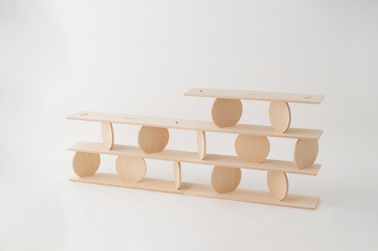 bookshelf，modularization，furniture，originality，