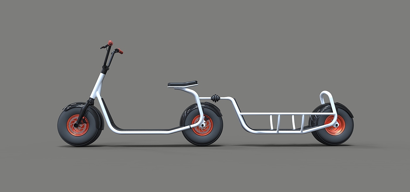 trailer，Wheeled，vehicle，Electric vehicle，conceptual design，