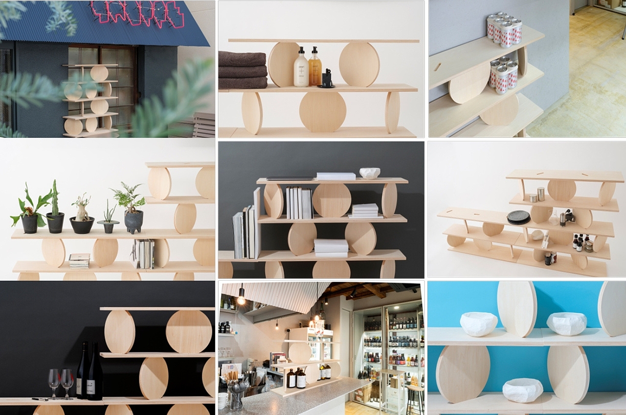 bookshelf，modularization，furniture，originality，