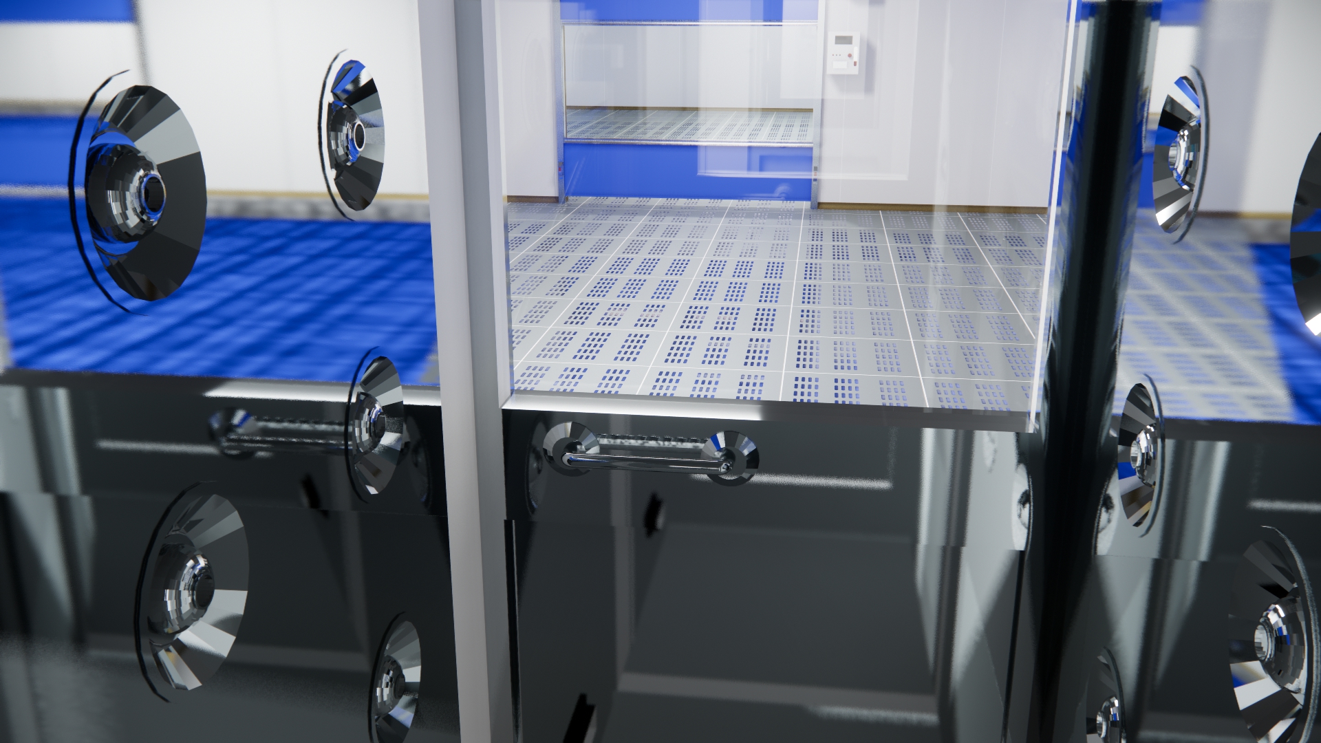 thousand level dust-free workshop/central air conditioning/raised floor，