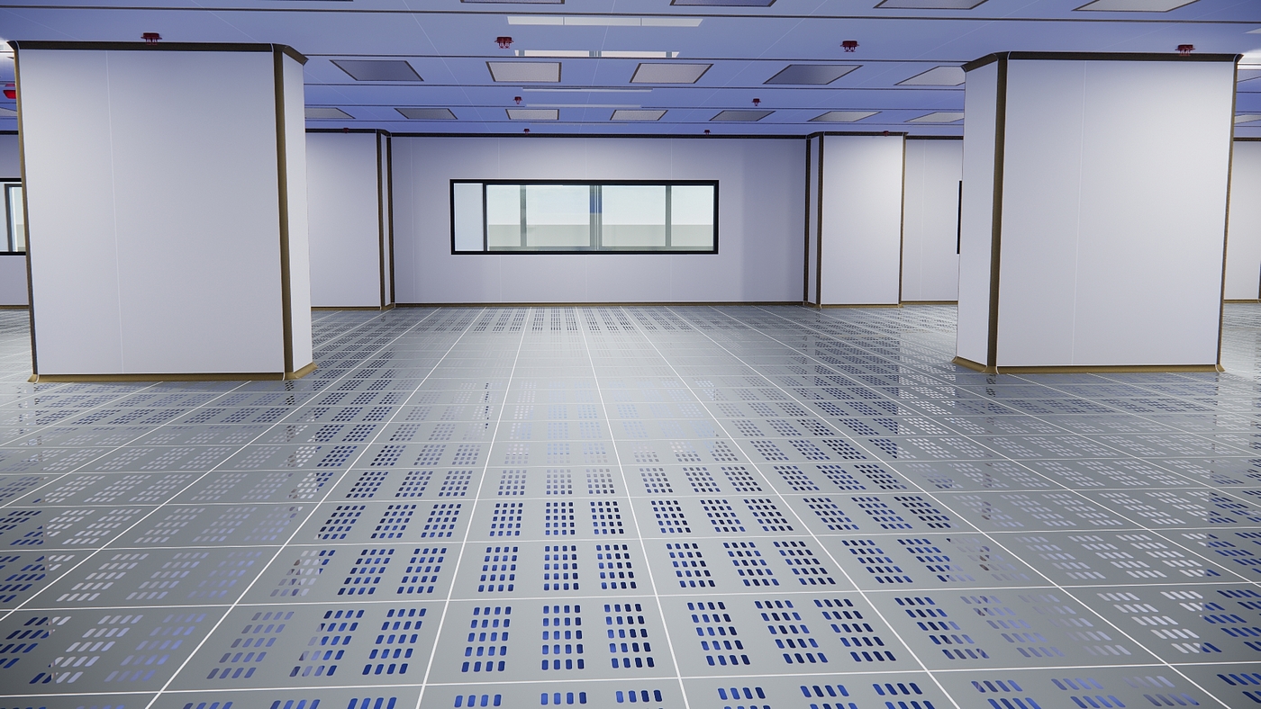 thousand level dust-free workshop/central air conditioning/raised floor，