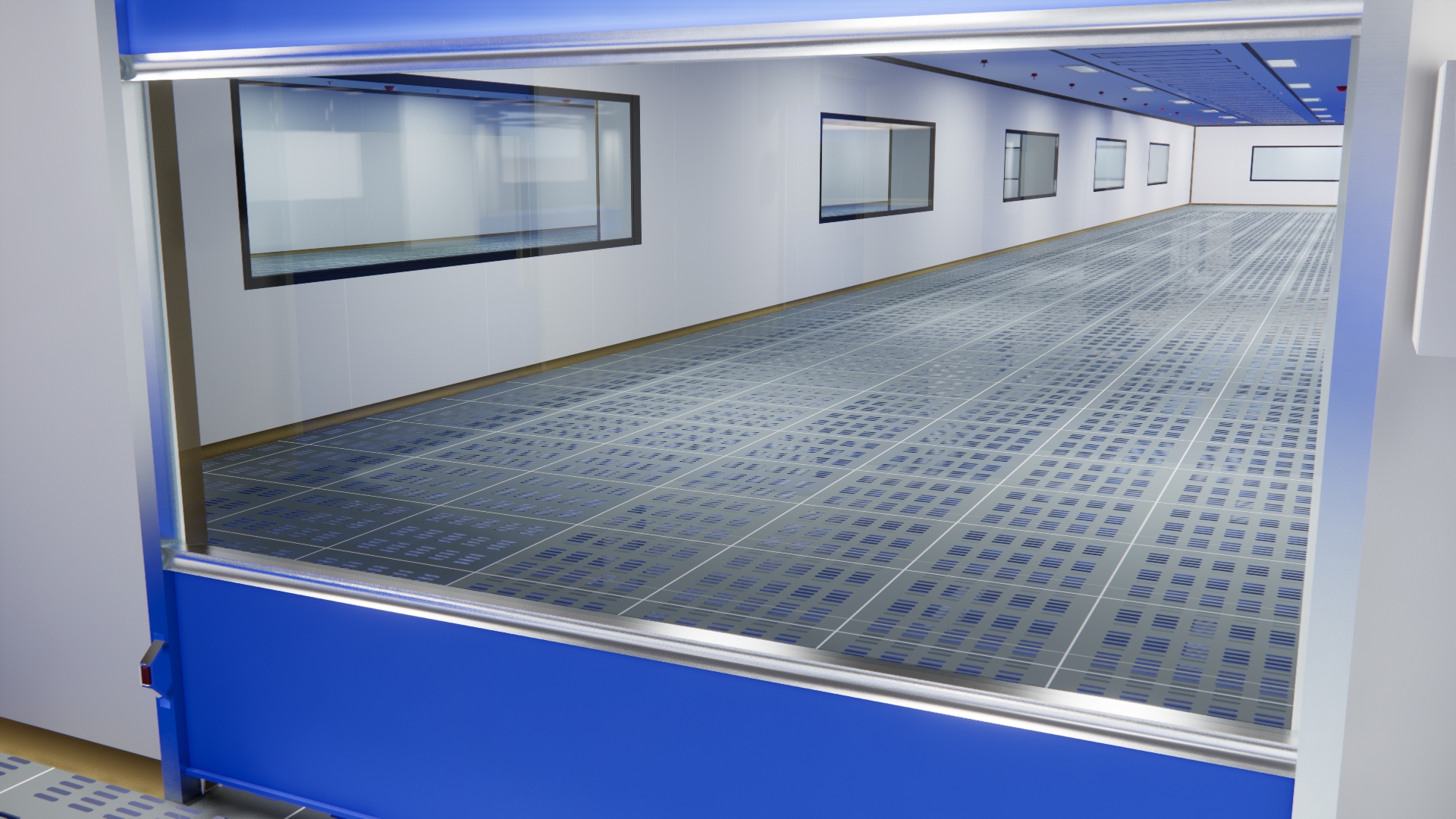 thousand level dust-free workshop/central air conditioning/raised floor，