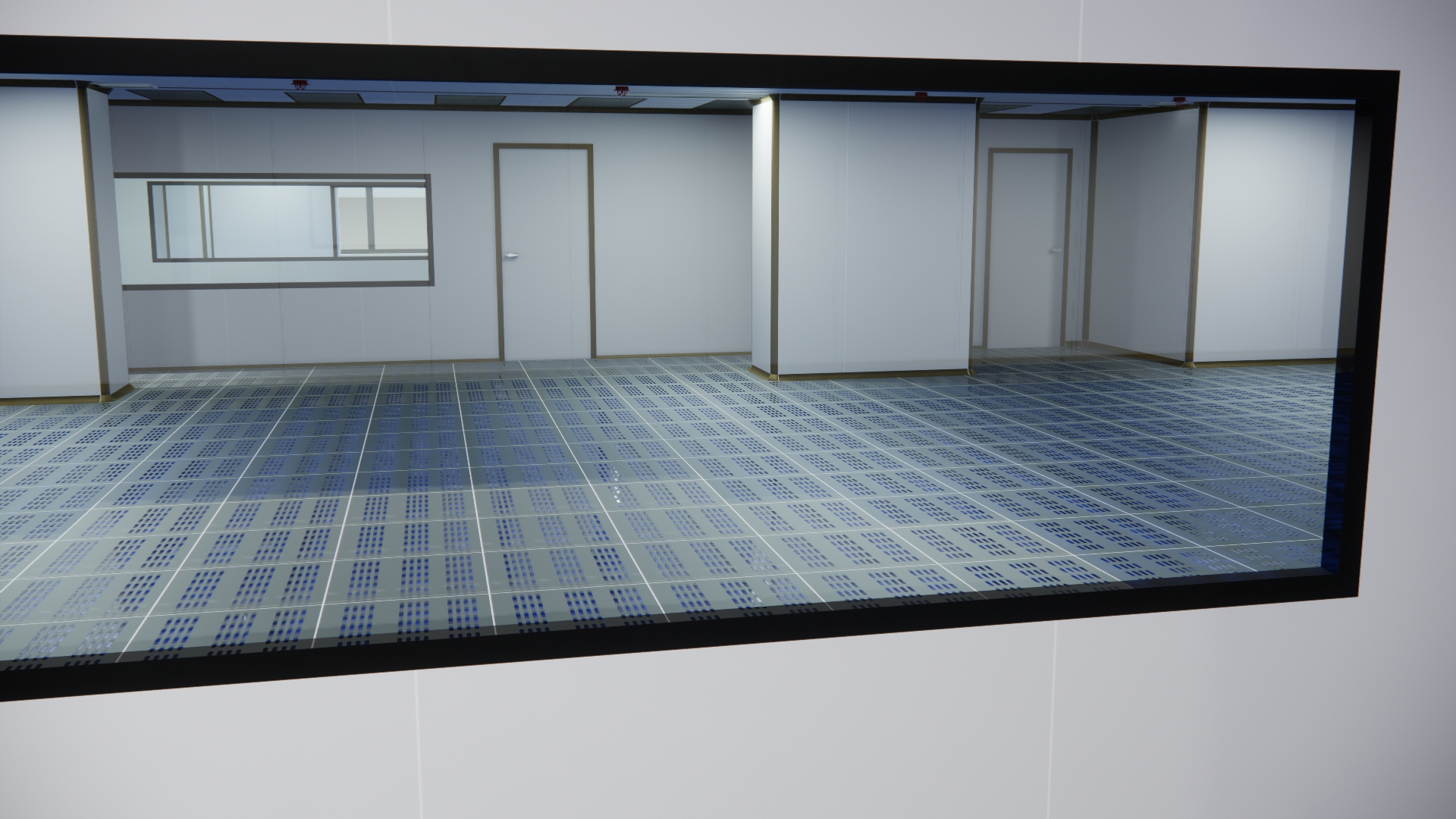 thousand level dust-free workshop/central air conditioning/raised floor，