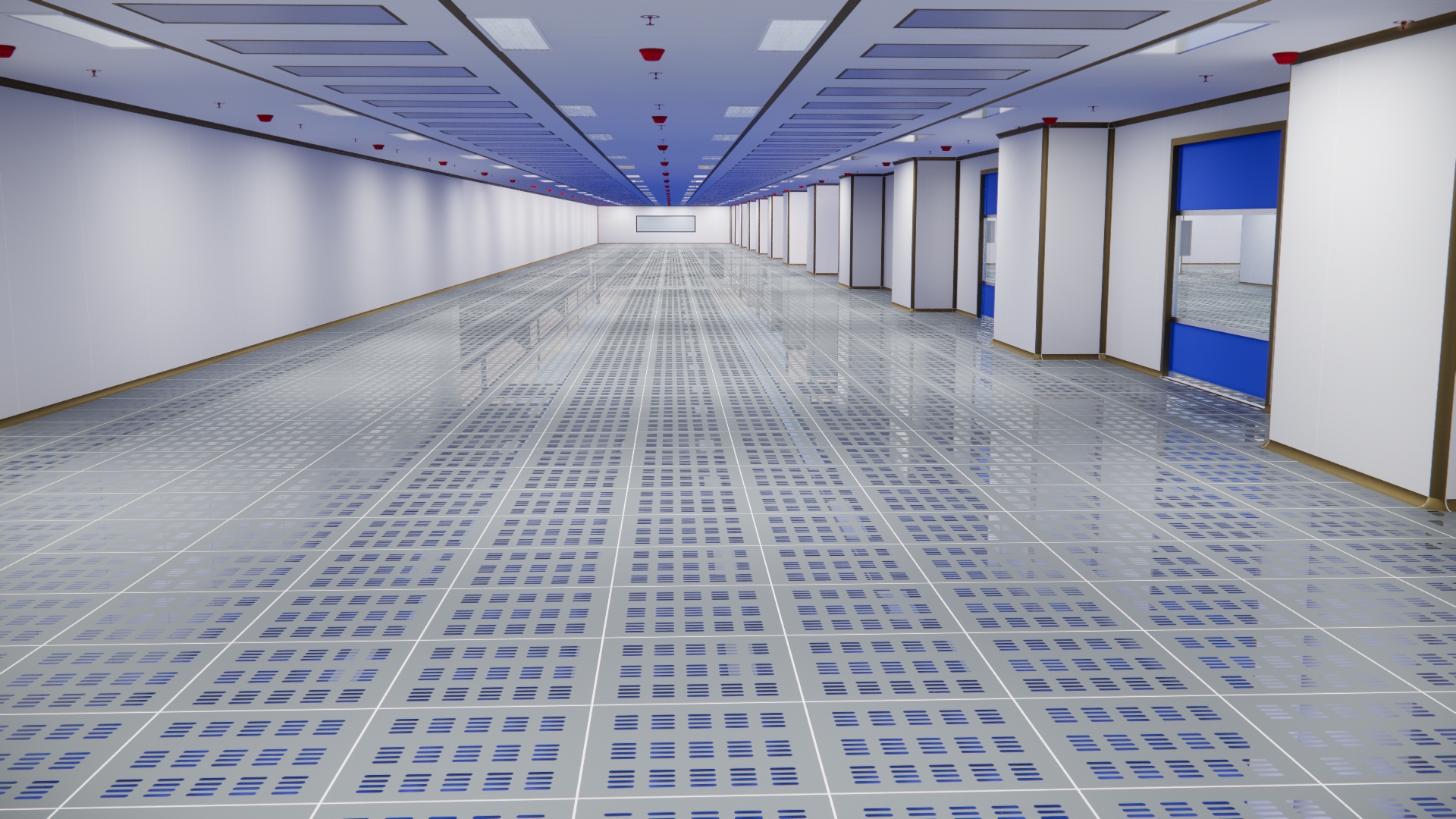 thousand level dust-free workshop/central air conditioning/raised floor，