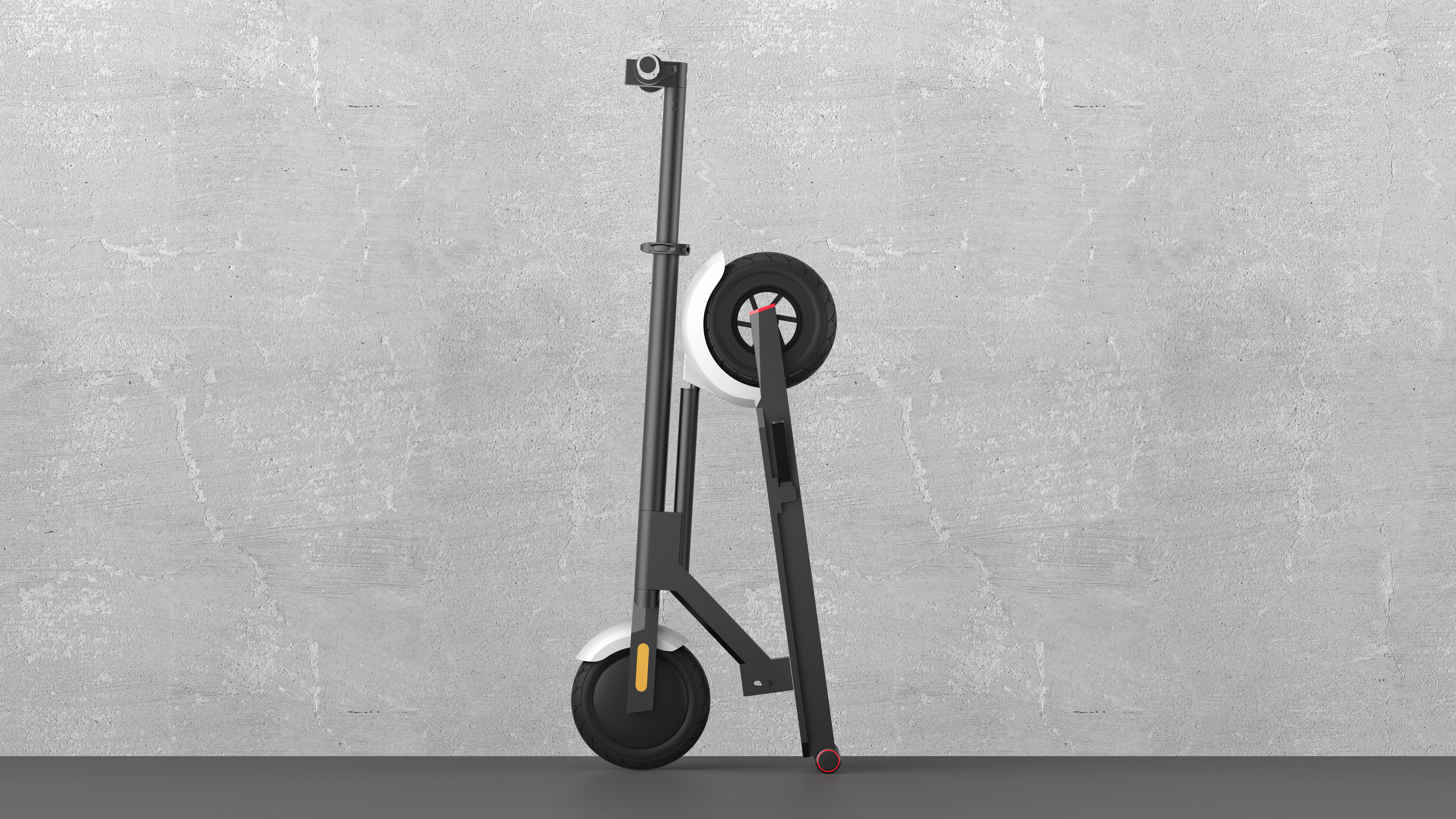 Electric scooter，Scooter，Transportation tools，industrial design，Portable，fold，innovate，Creative design，