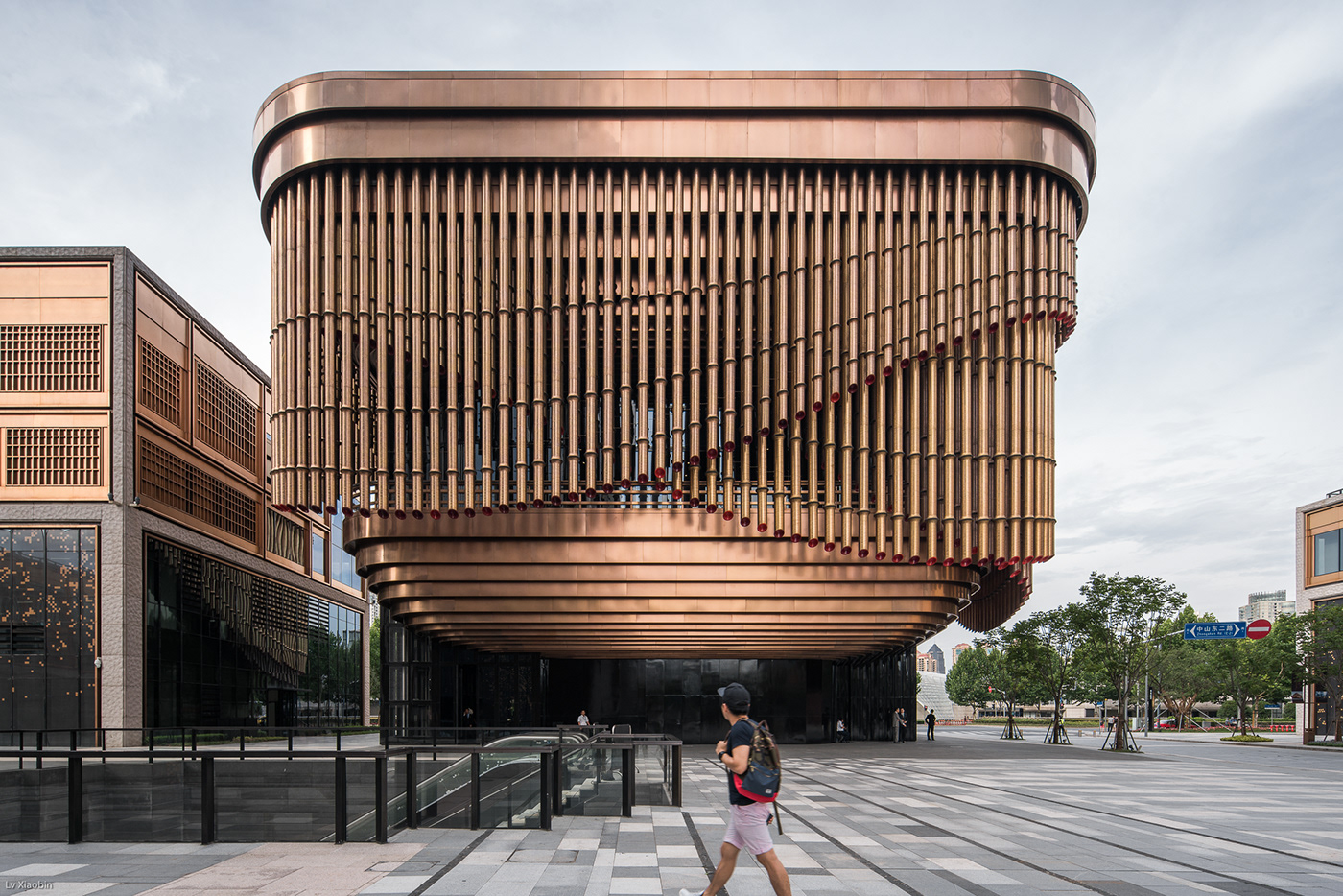 Architecture，design sketch，The Bund Renaissance Arts Center，environmental design，