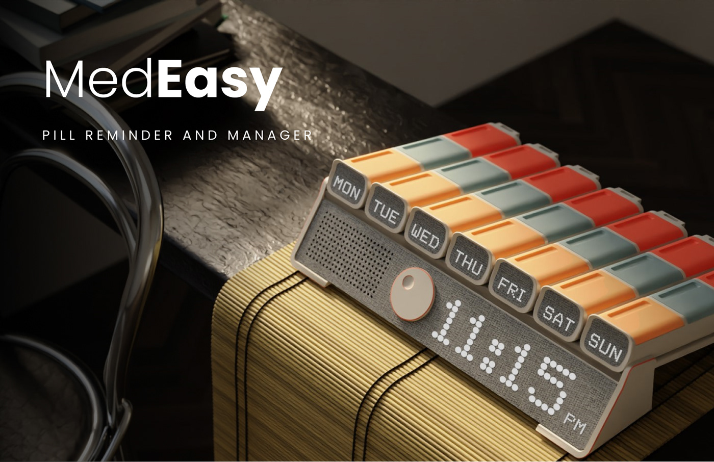 Medicine box，Medeasy，aged，