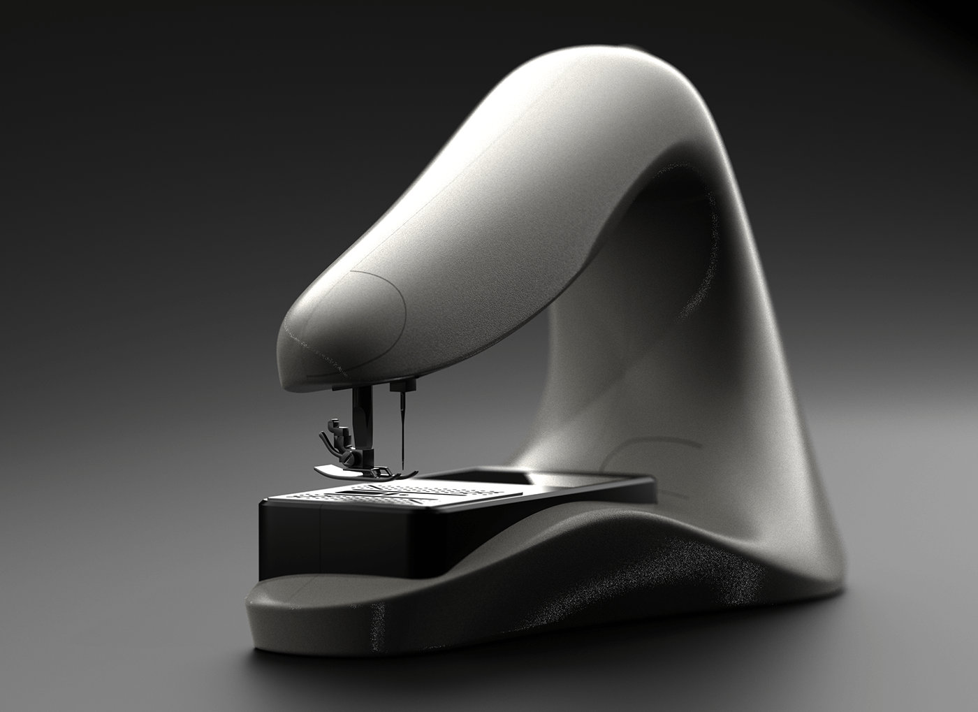 TCP，Sewing machine，black and white，Small，