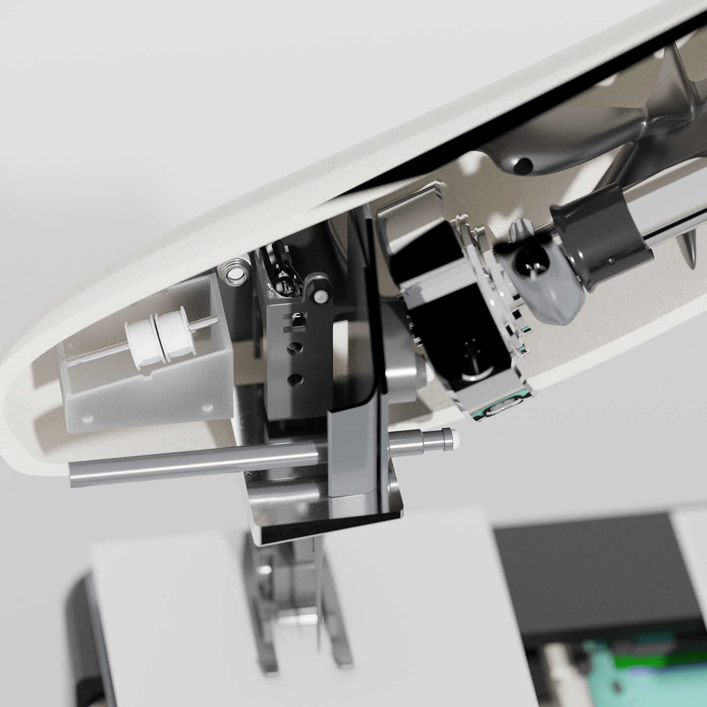 TCP，Sewing machine，black and white，Small，