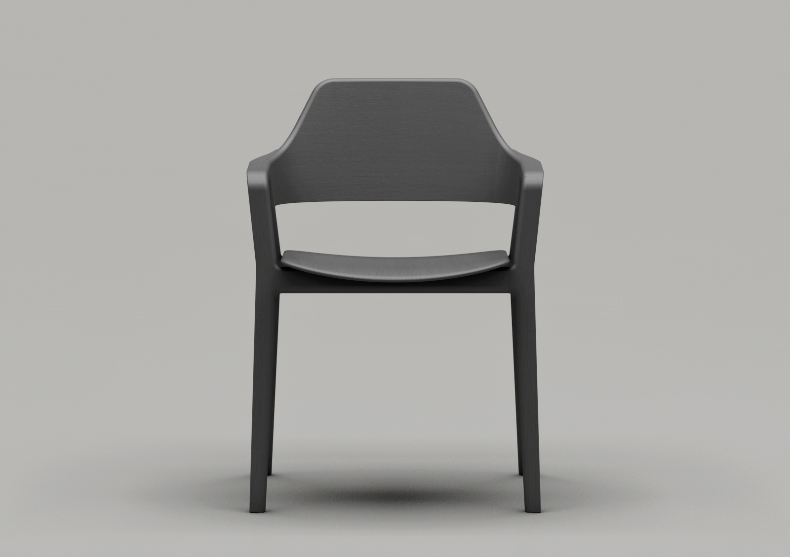 Inclined chair，classical，Smooth lines，