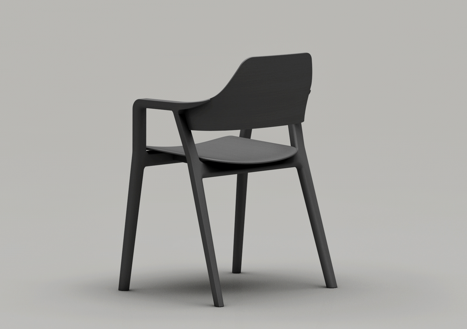 Inclined chair，classical，Smooth lines，
