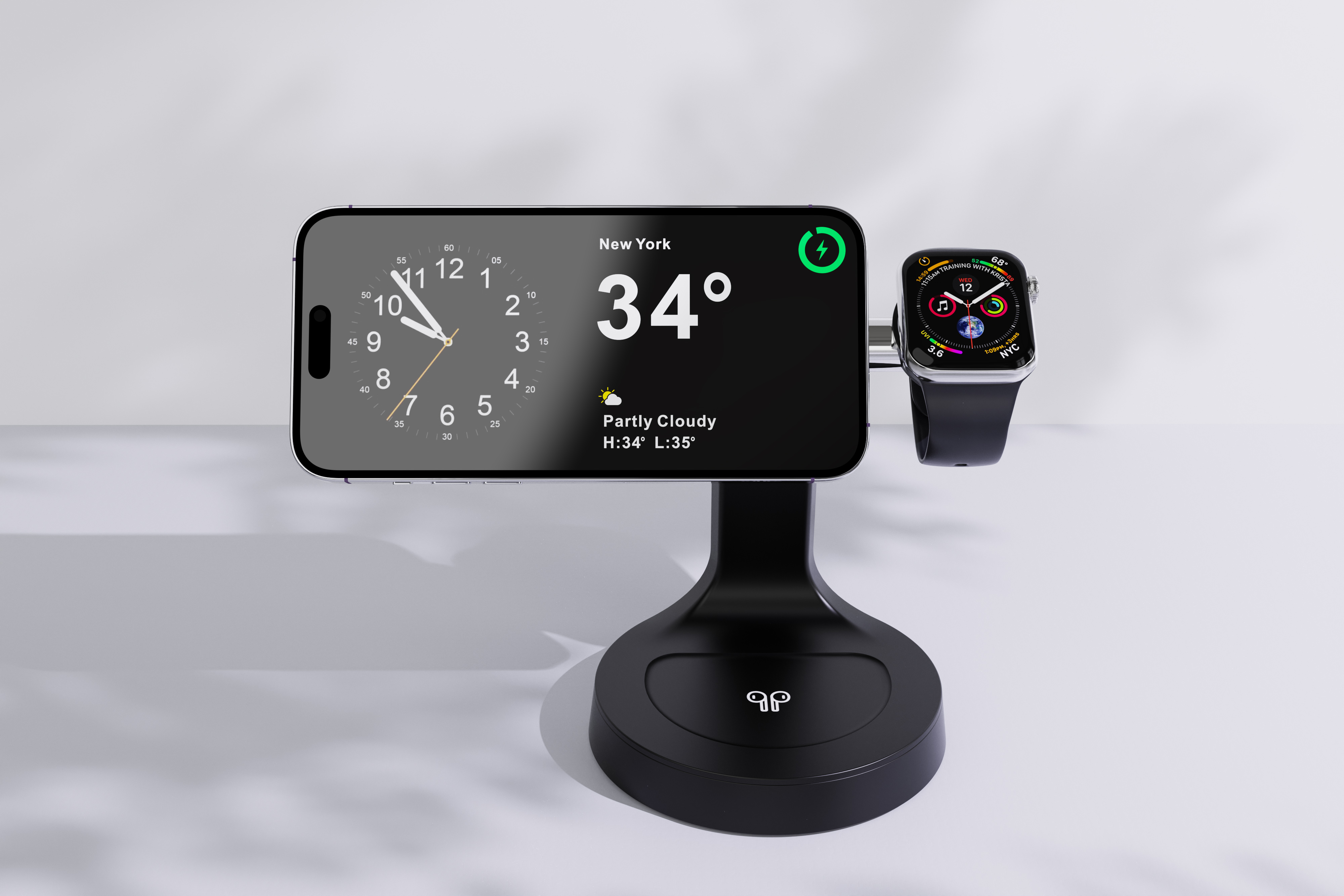 Wireless charging，Three in one，Apple，parts，