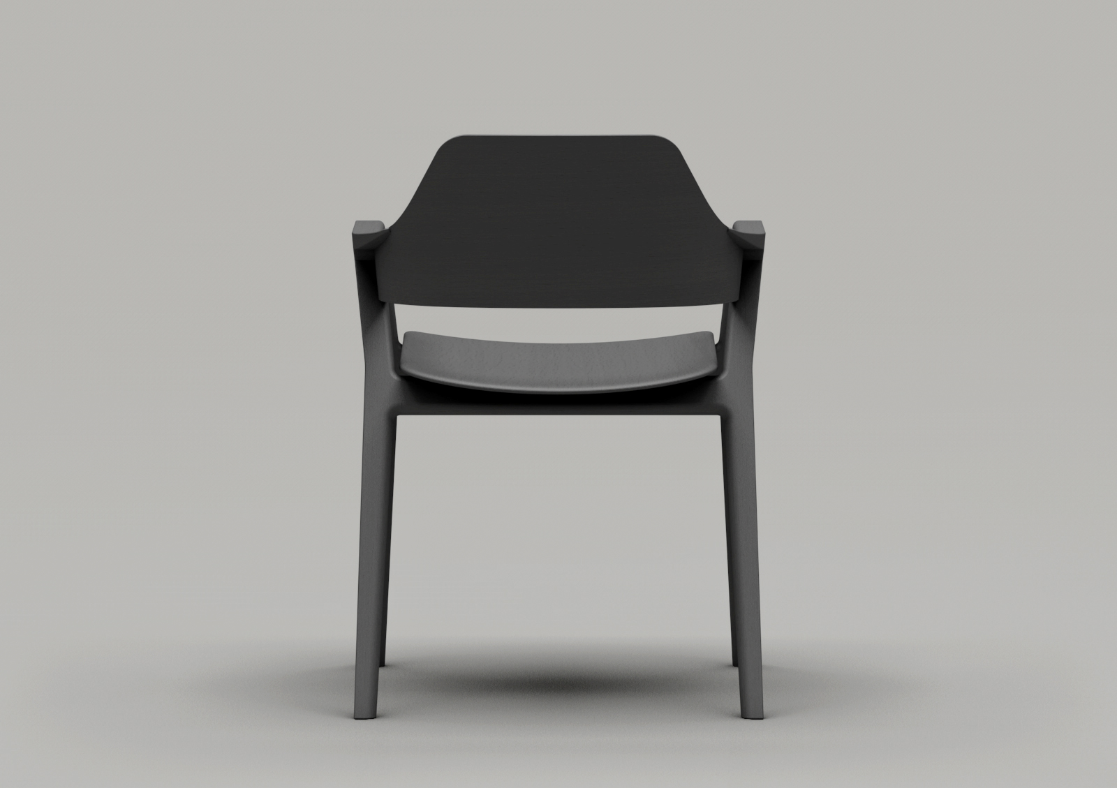 Inclined chair，classical，Smooth lines，