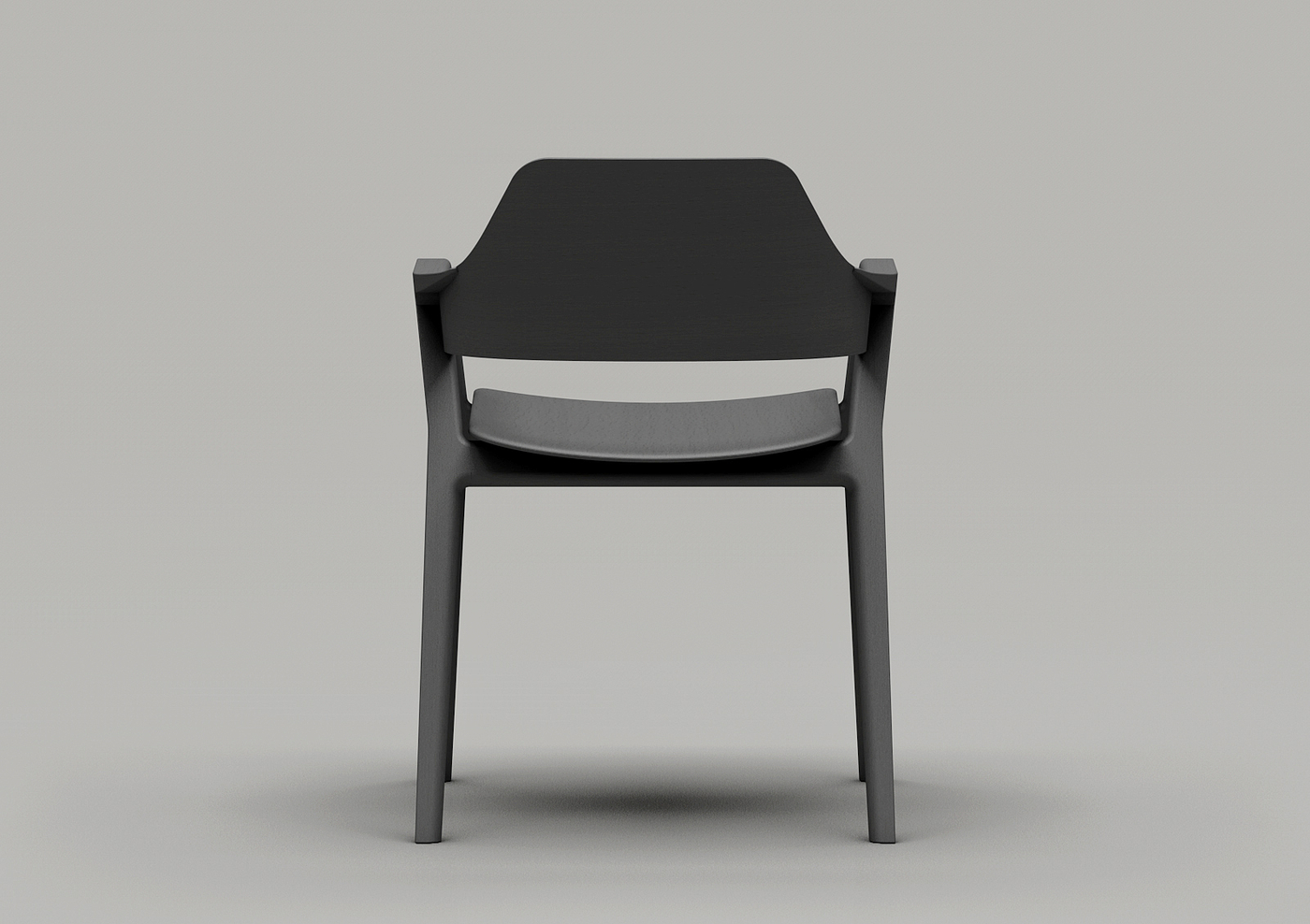 Inclined chair，classical，Smooth lines，
