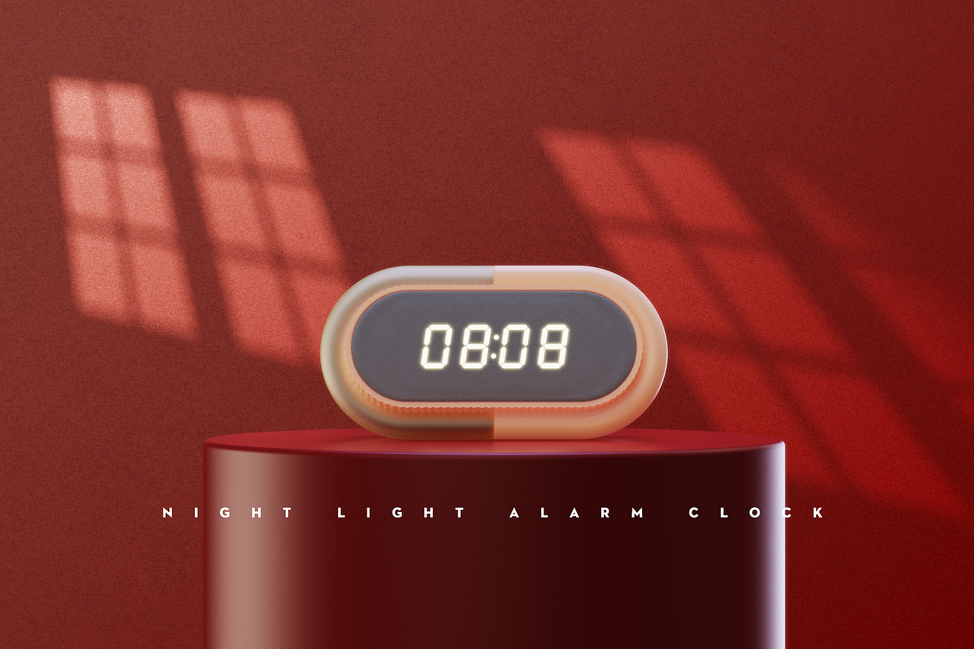 Night light，alarm clock，desktop，