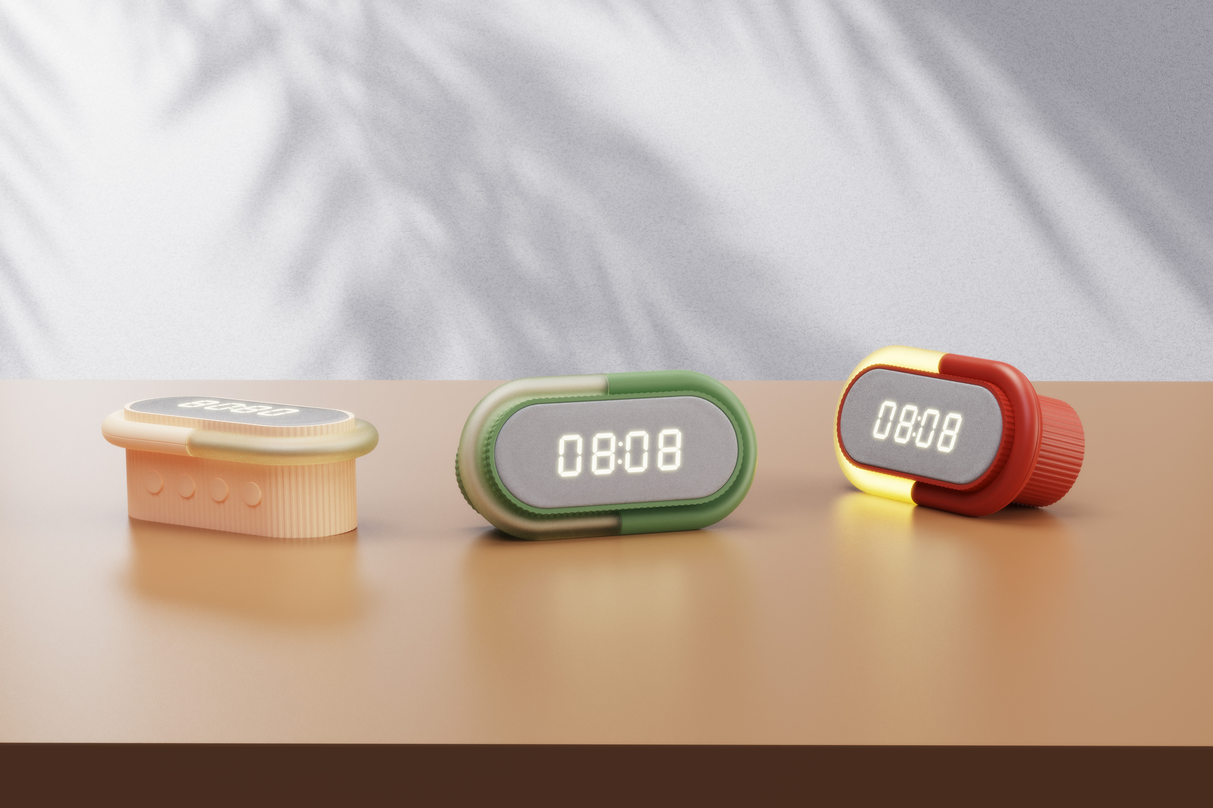 Night light，alarm clock，desktop，