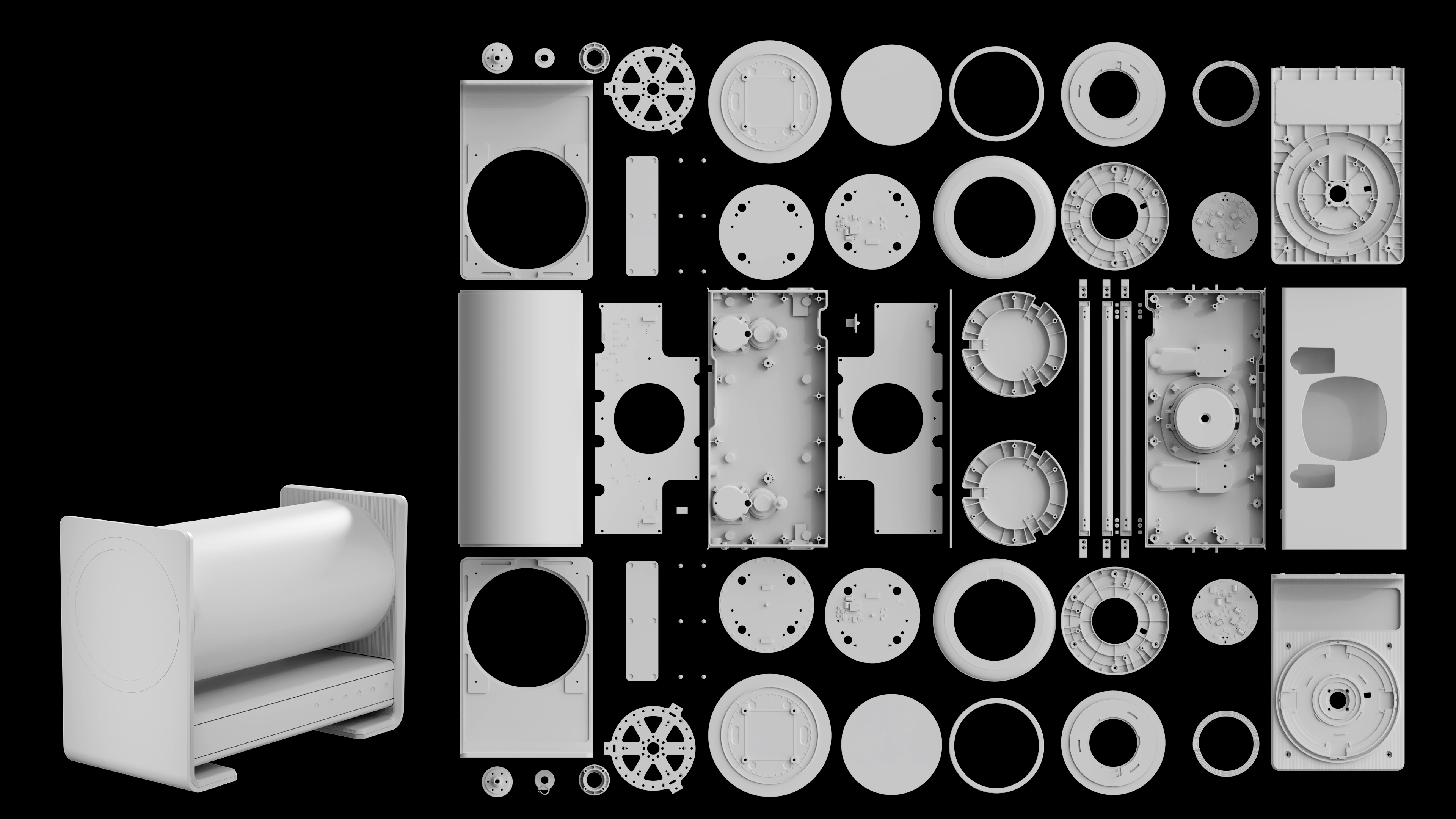 industrial design，Structural design，holographic lyrics sound，sound，