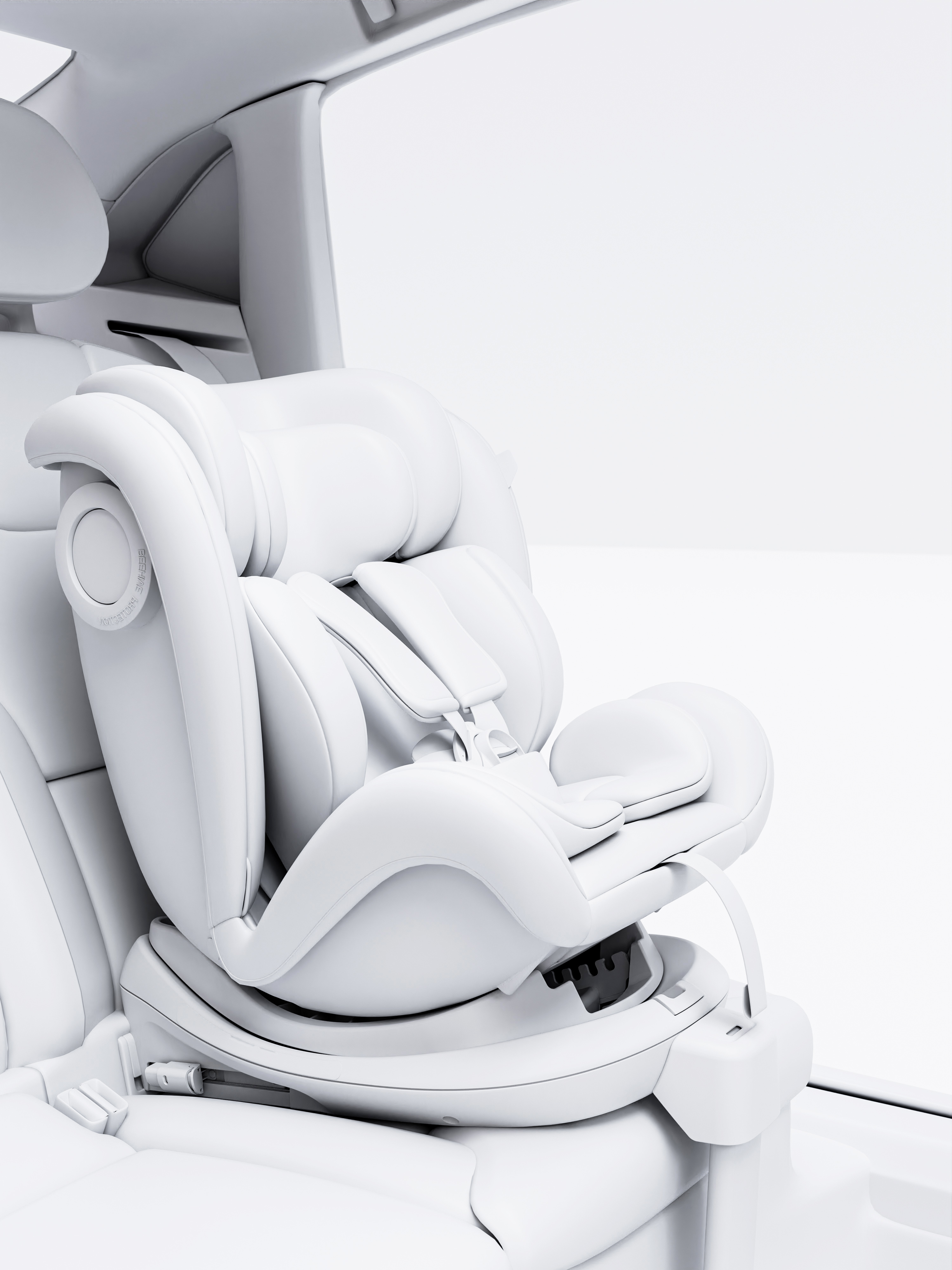Blender rendering，Product rendering，3D rendering，vehicle-use child safety seats，Maternal and infant products，E-commerce details，Cross border E-commerce，Safety seat，