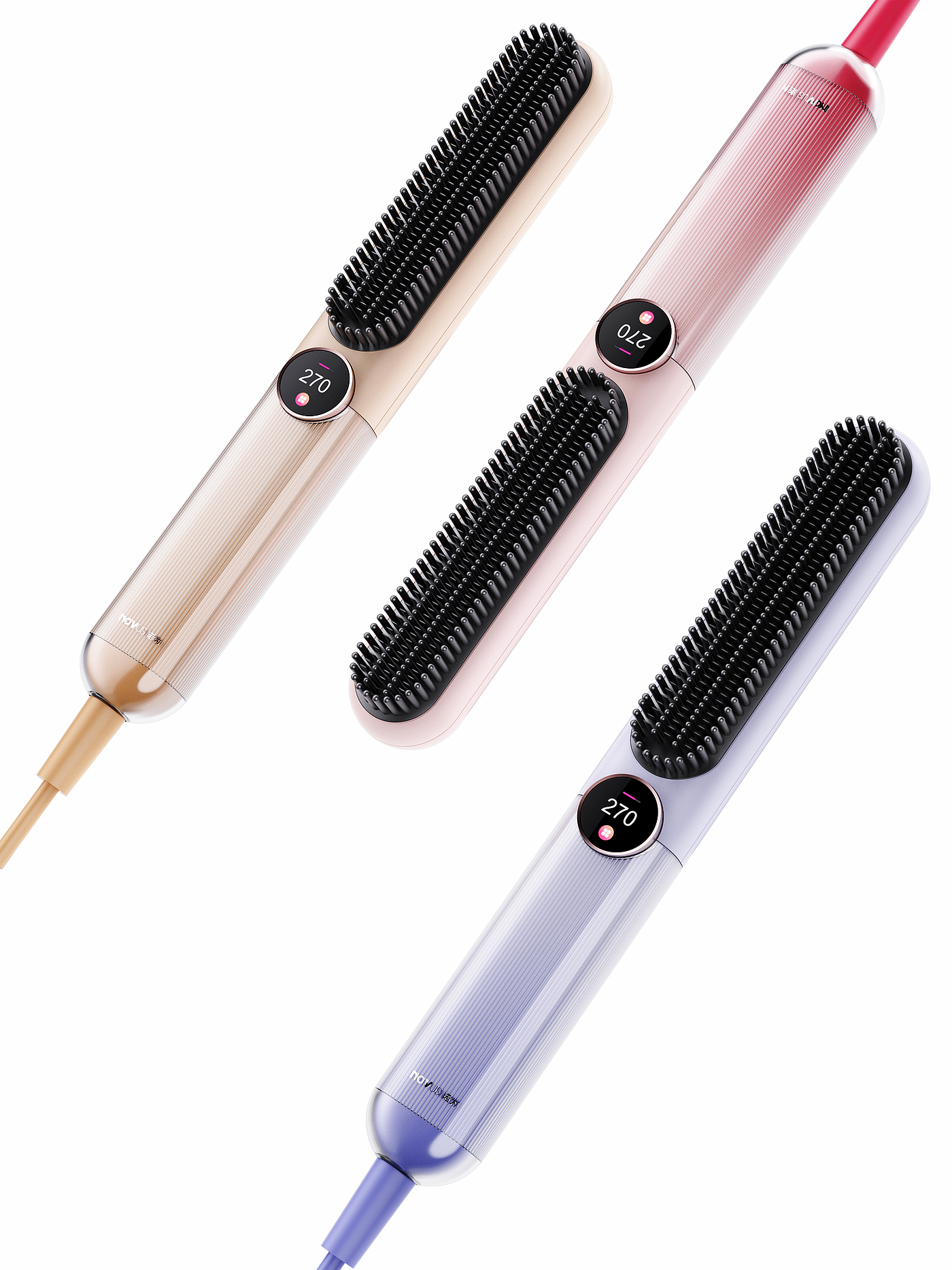 Straight hair comb design，industrial design，Personal care product design，plain point design，Hangzhou design company，