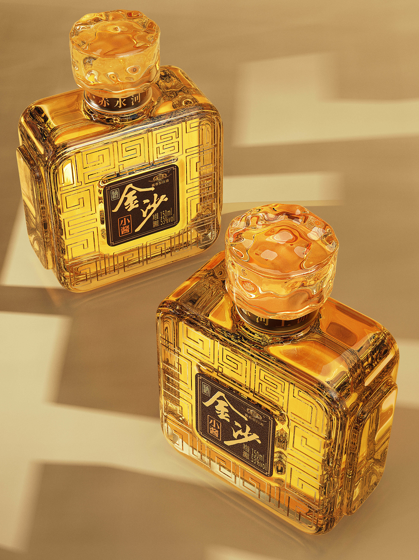 packing design，Liquor packaging，Wine bottle design，National style design，Baijiu packaging design，