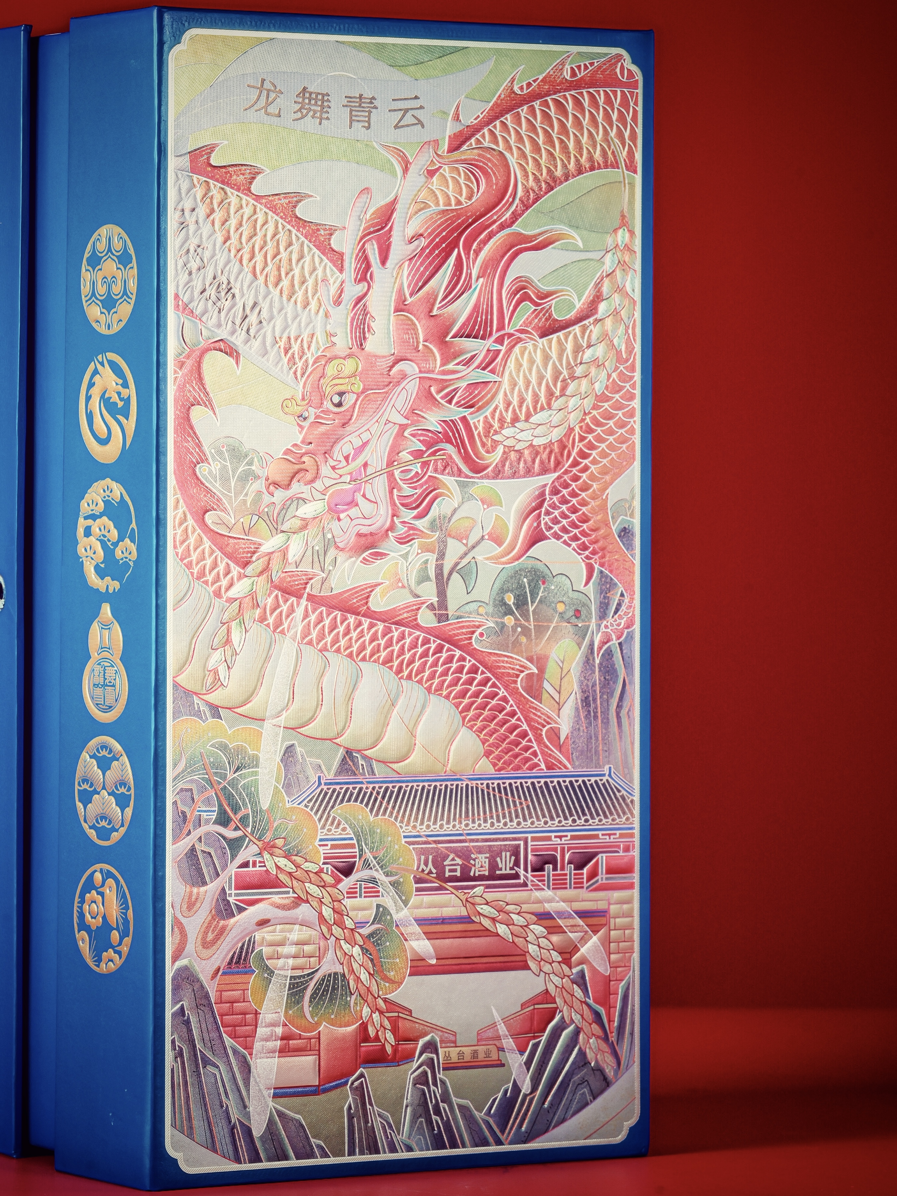 packing design，Baijiu packaging design，Zodiac Wine，Wenchuang Wine，National style design，