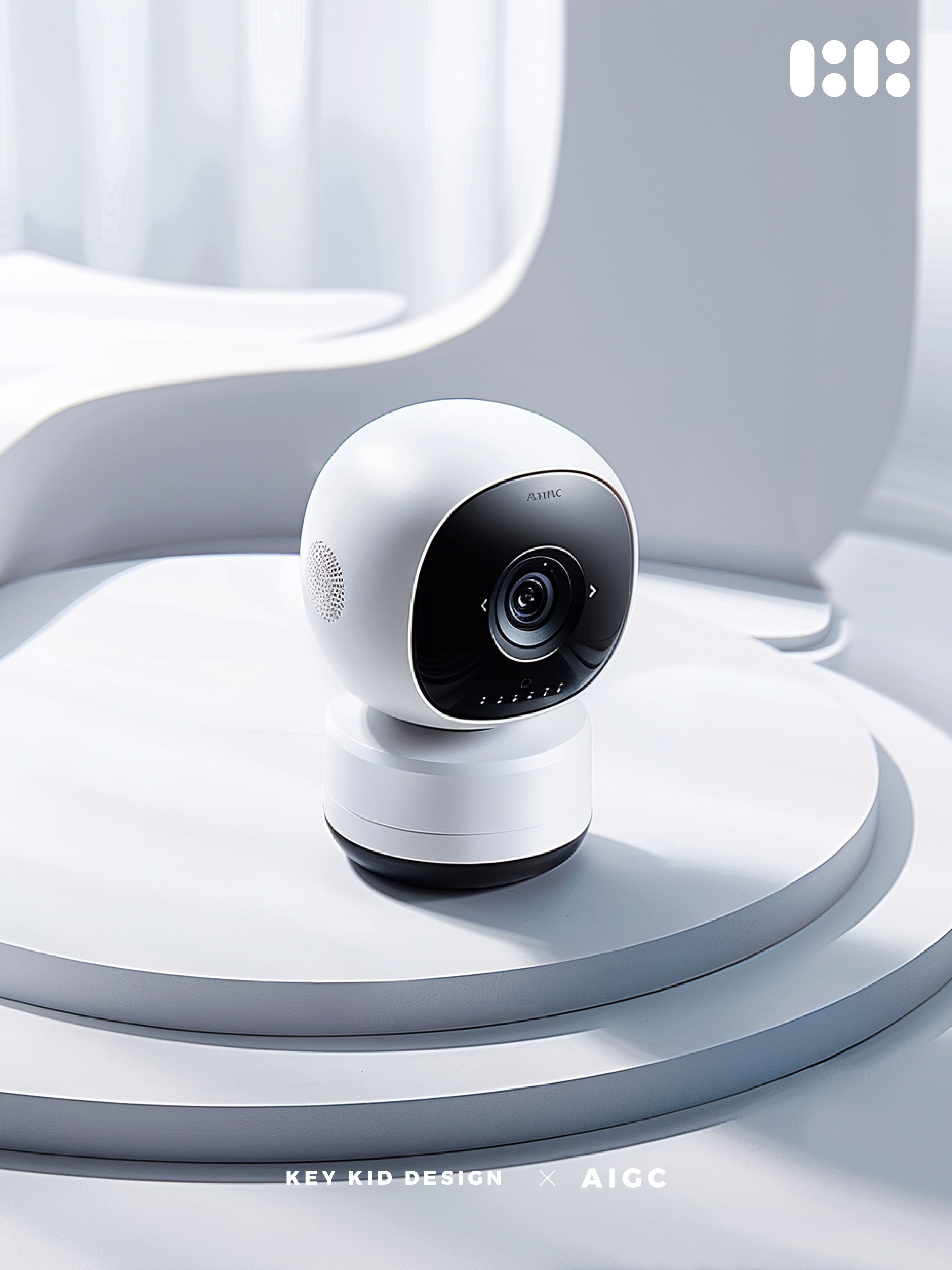 Home camera，ai，AIGC，industrial design，product design，midjourney，camera，monitor，