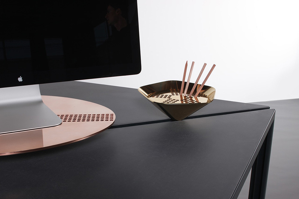 furniture，Home Furnishing，fashion，Minimalist，geometry，The computer table，