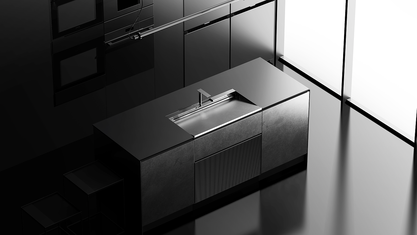 Home Furnishing，water tank，kitchen，Design，indoor，