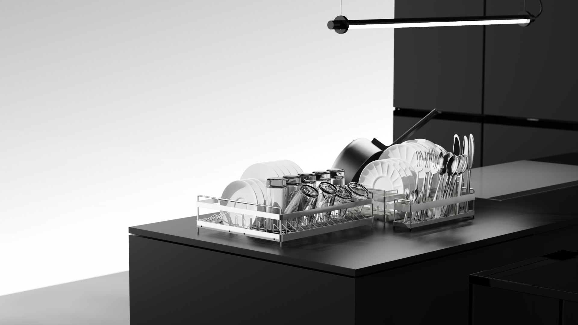 Home Furnishing，water tank，kitchen，Design，indoor，