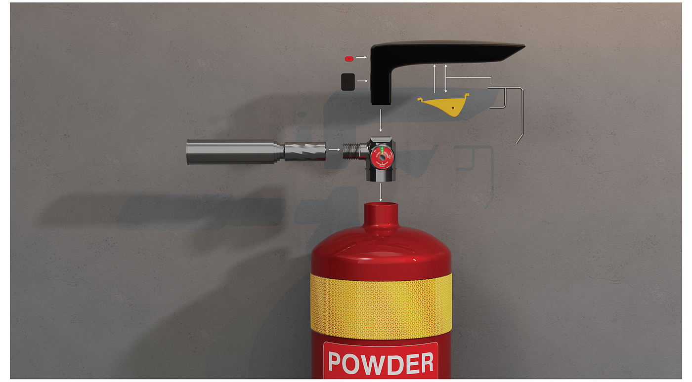 Fire Extinguisher，product design，industrial design，product，ZURO，