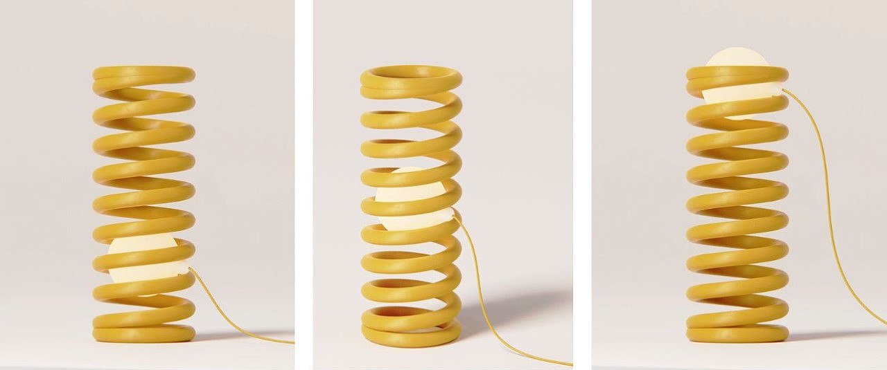 lamp，Household appliances，product design，product，Design，design，Spiral lamp，