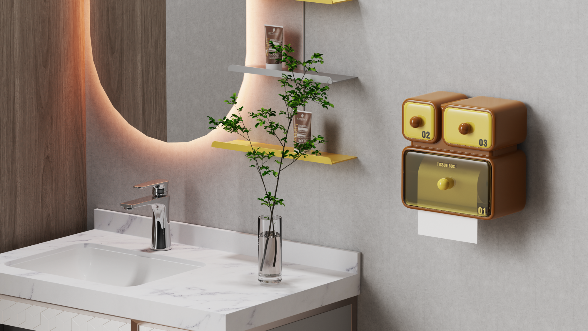 Receive，TOILET，Light luxury，delicate，